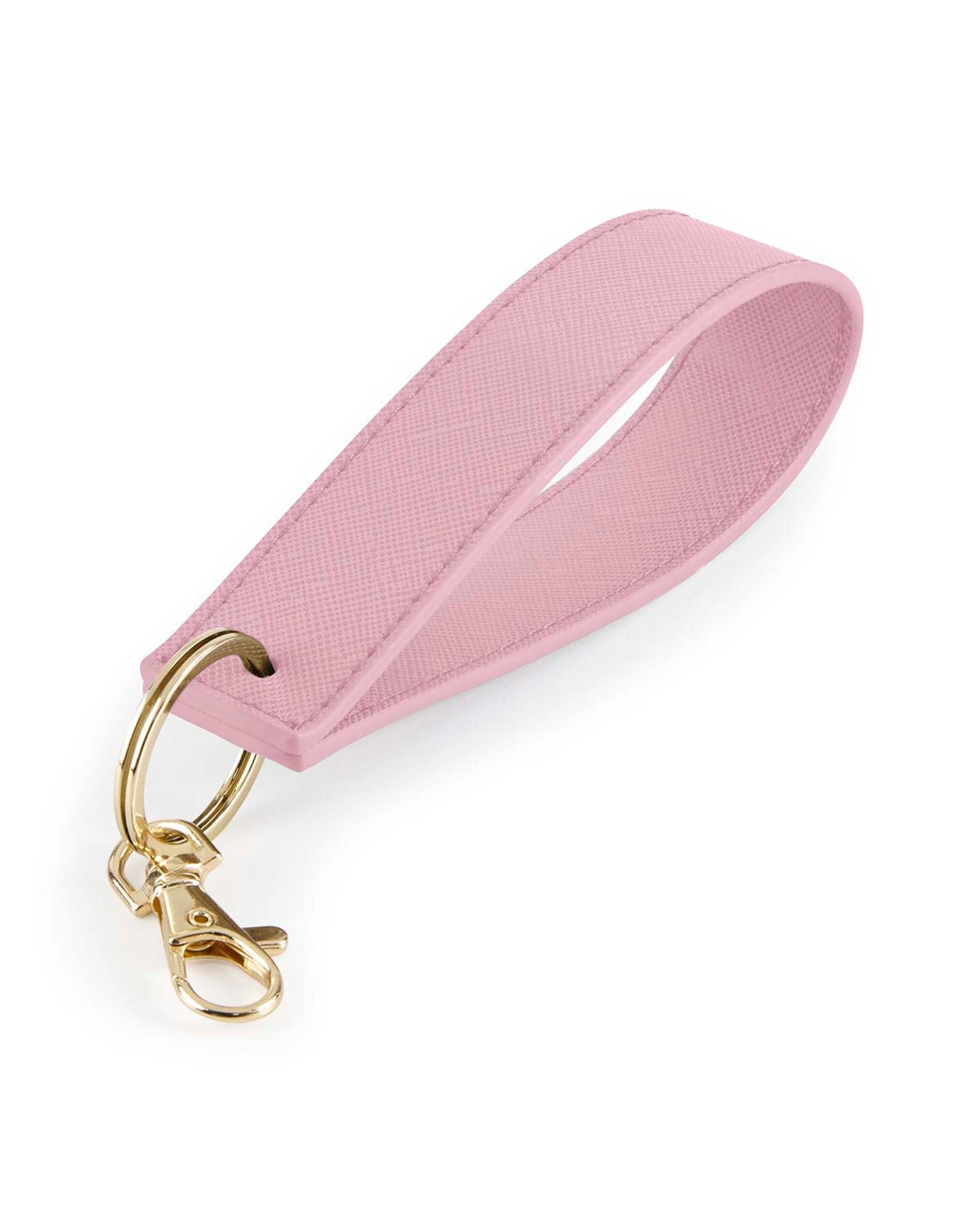 Bagbase Boutique Wristlet Keyring bg747 - Dusky Pink O S - Customisable Bags