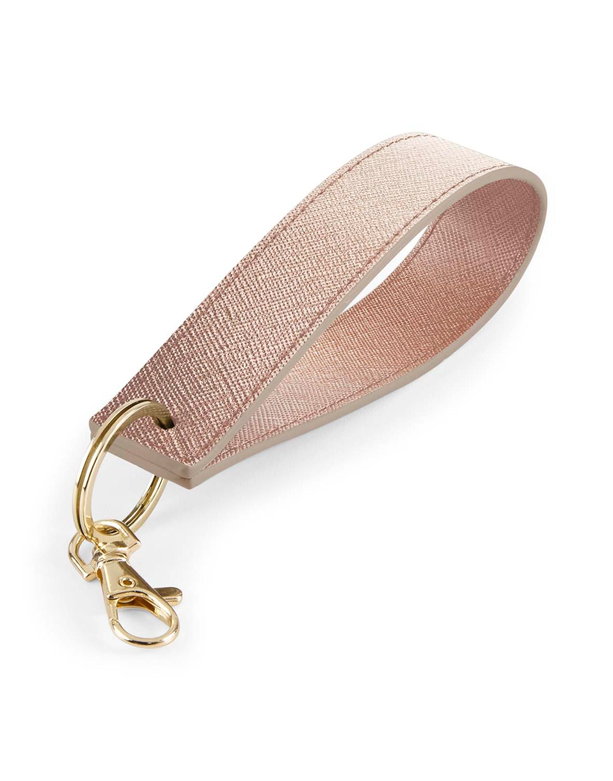 Bagbase Boutique Wristlet Keyring bg747 - Rose Gold O S - Customisable Bags