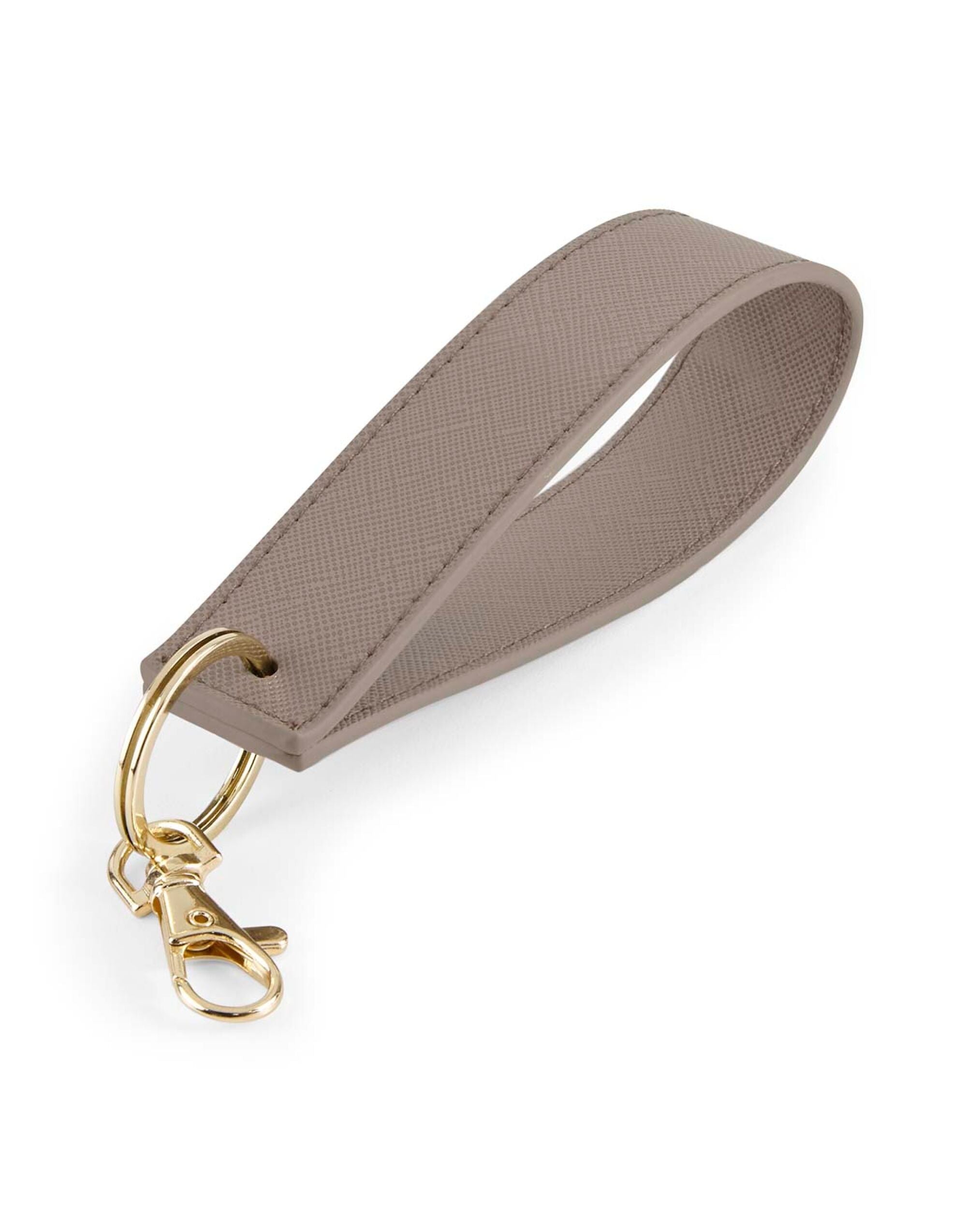 Bagbase Boutique Wristlet Keyring bg747 - Taupe O S - Customisable Bags