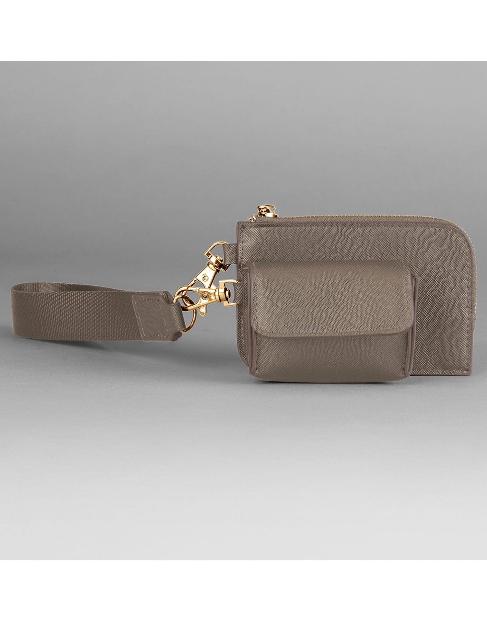 Bagbase Boutique Pouch Wristlet BG748 - Taupe O S - Customisable Bags