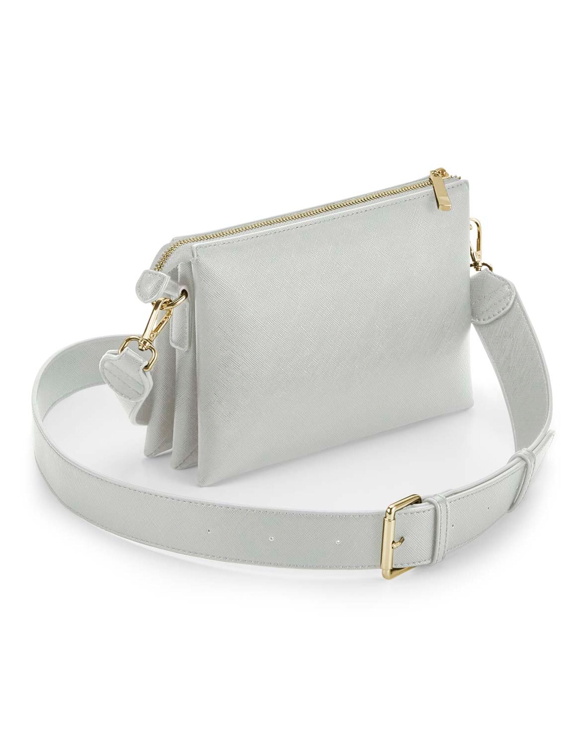 Bagbase Boutique Soft Cross Body Bag bg759 - Soft Grey O S - Customisable Bags