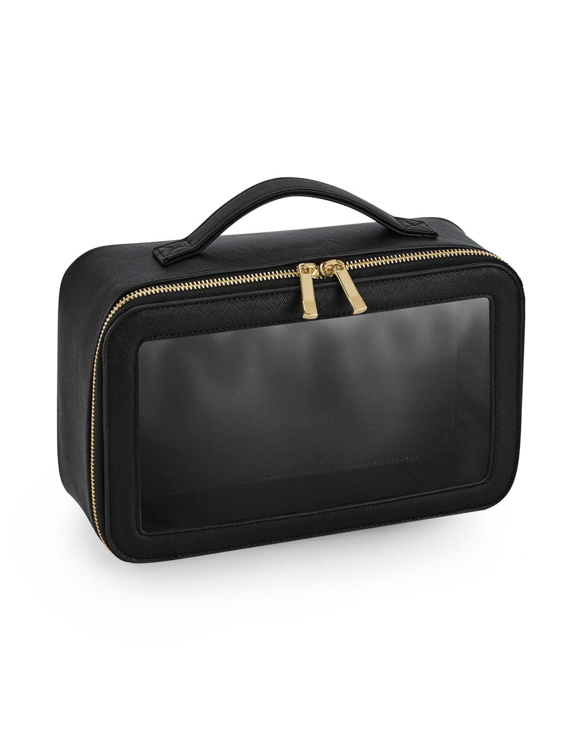 Bagbase Boutique Clear Travel Case bg764 - Black O S - Customisable Bags