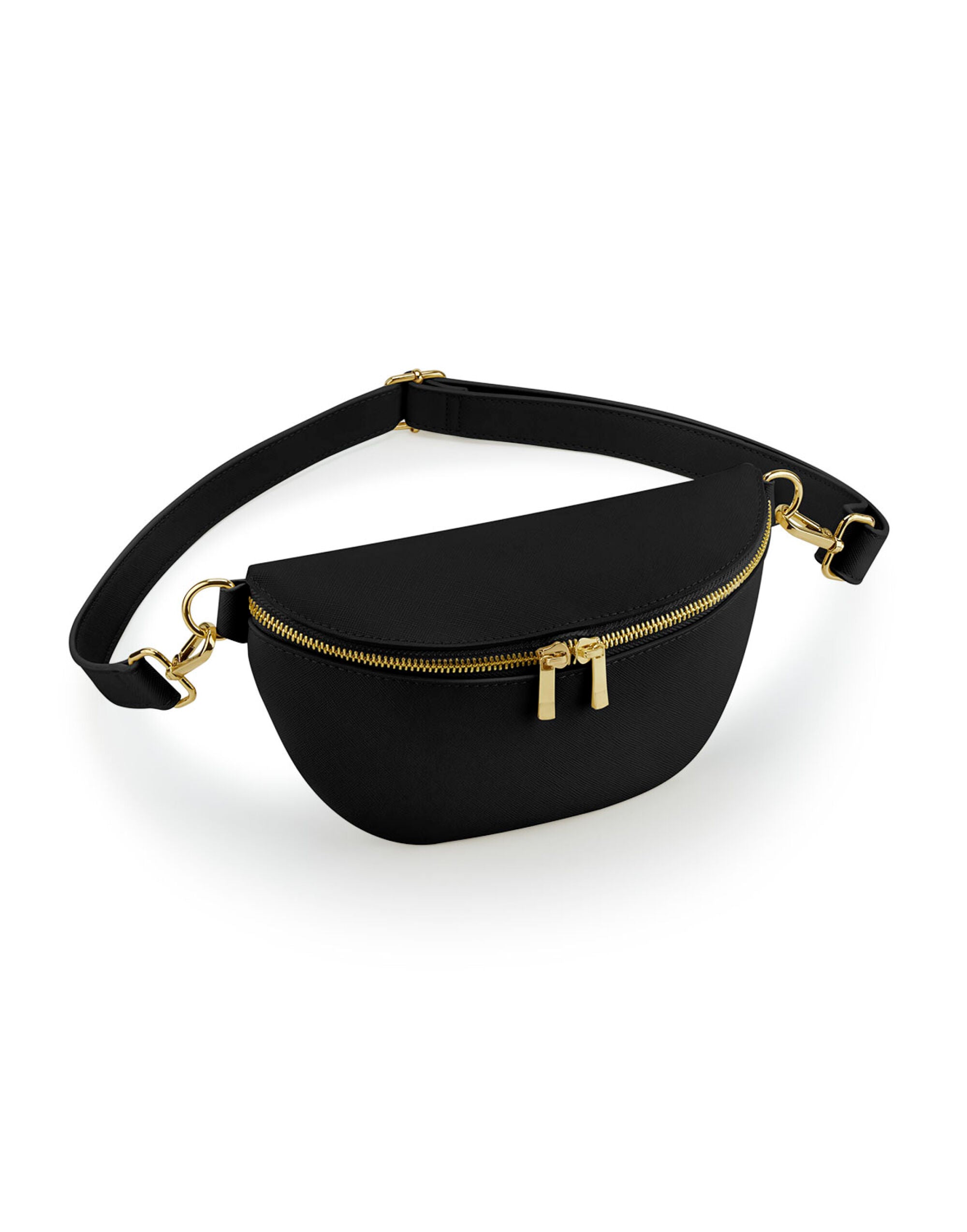 Bagbase Boutique Waist Bag bg766 - Black O S - Customisable Bags