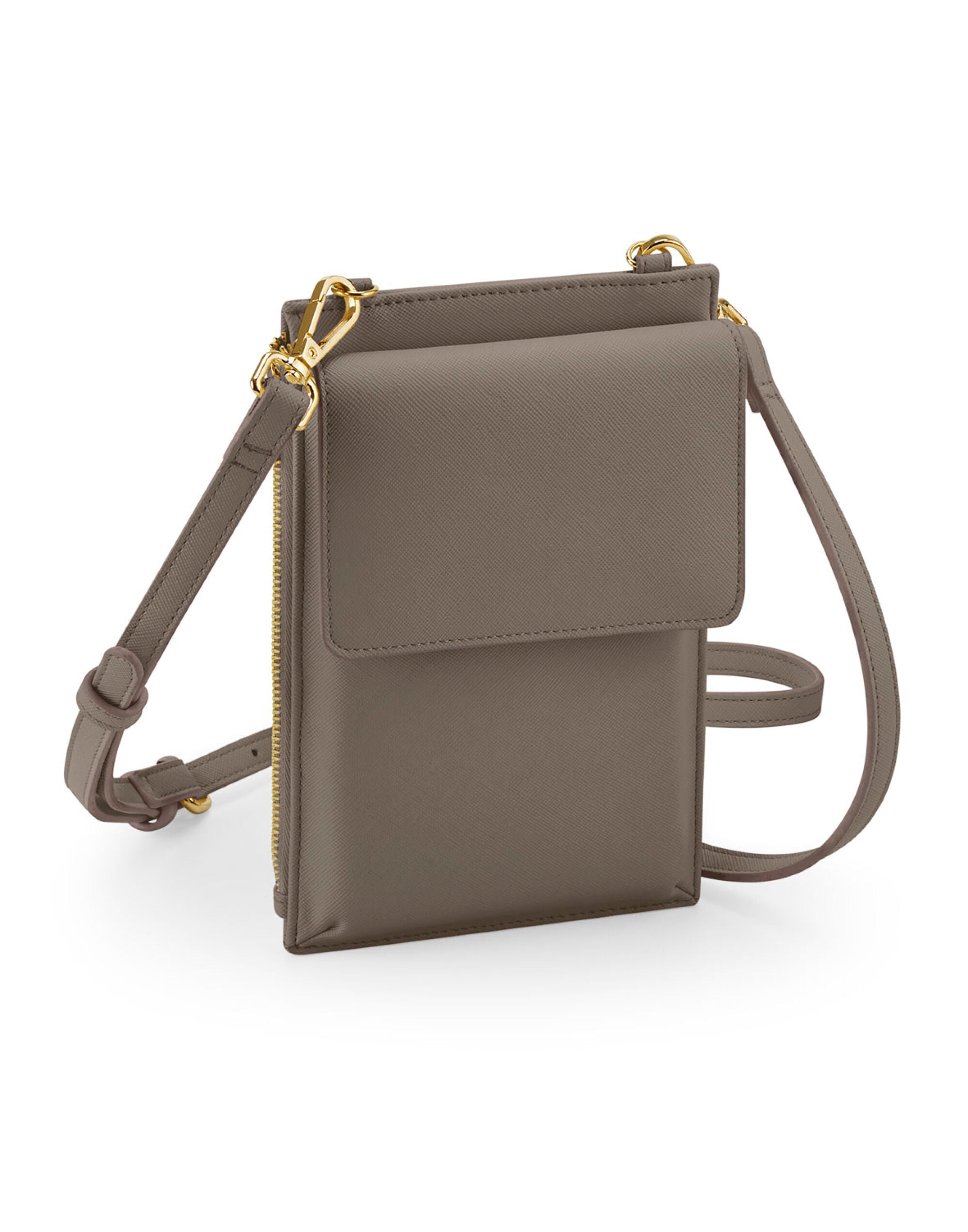 Bagbase Boutique Phone Carry Case bg767 - Taupe O S - Customisable Bags