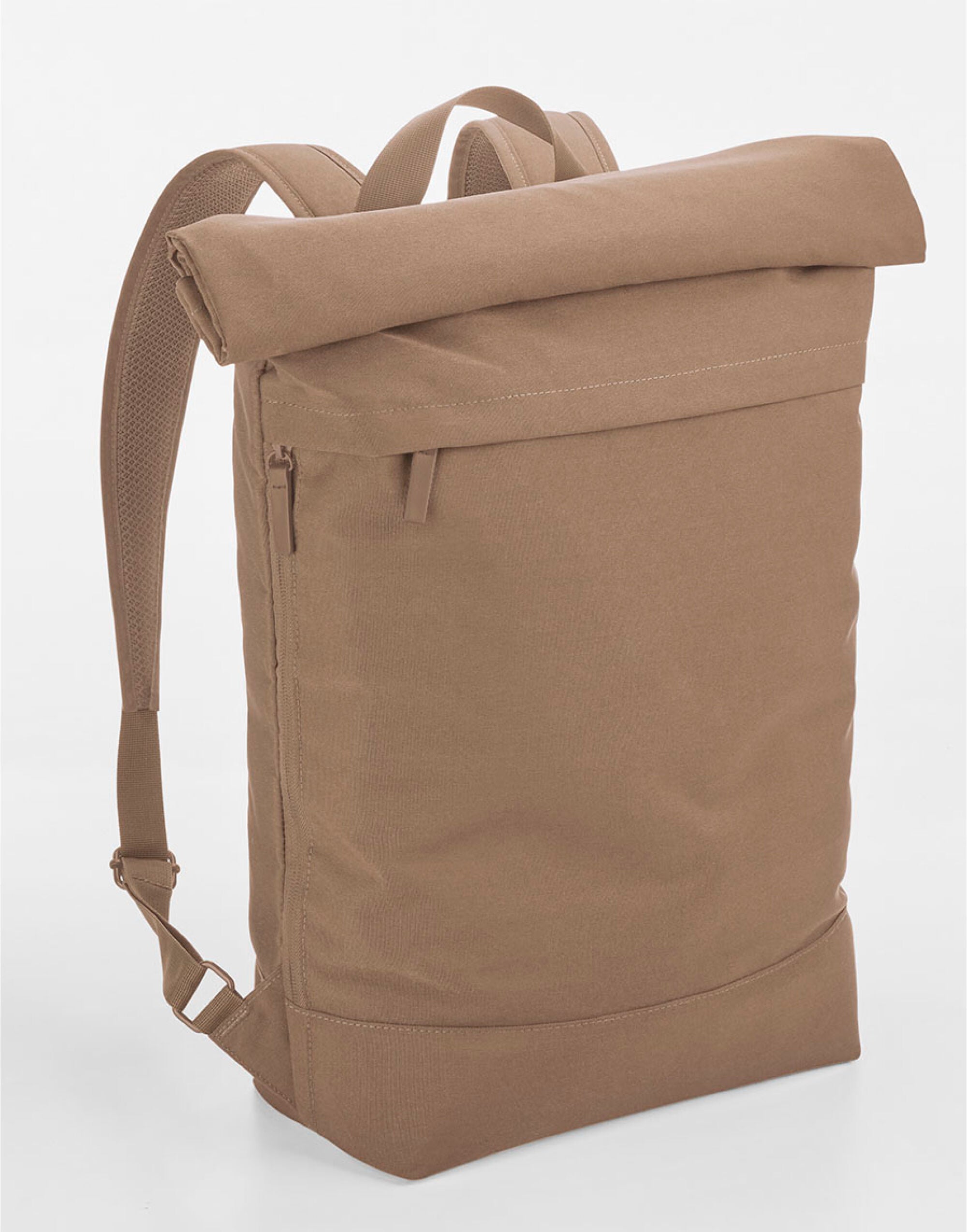 Bagbase Simplicity Roll Top Backpack bg870 - Hazelnut O S - Customisable Bags