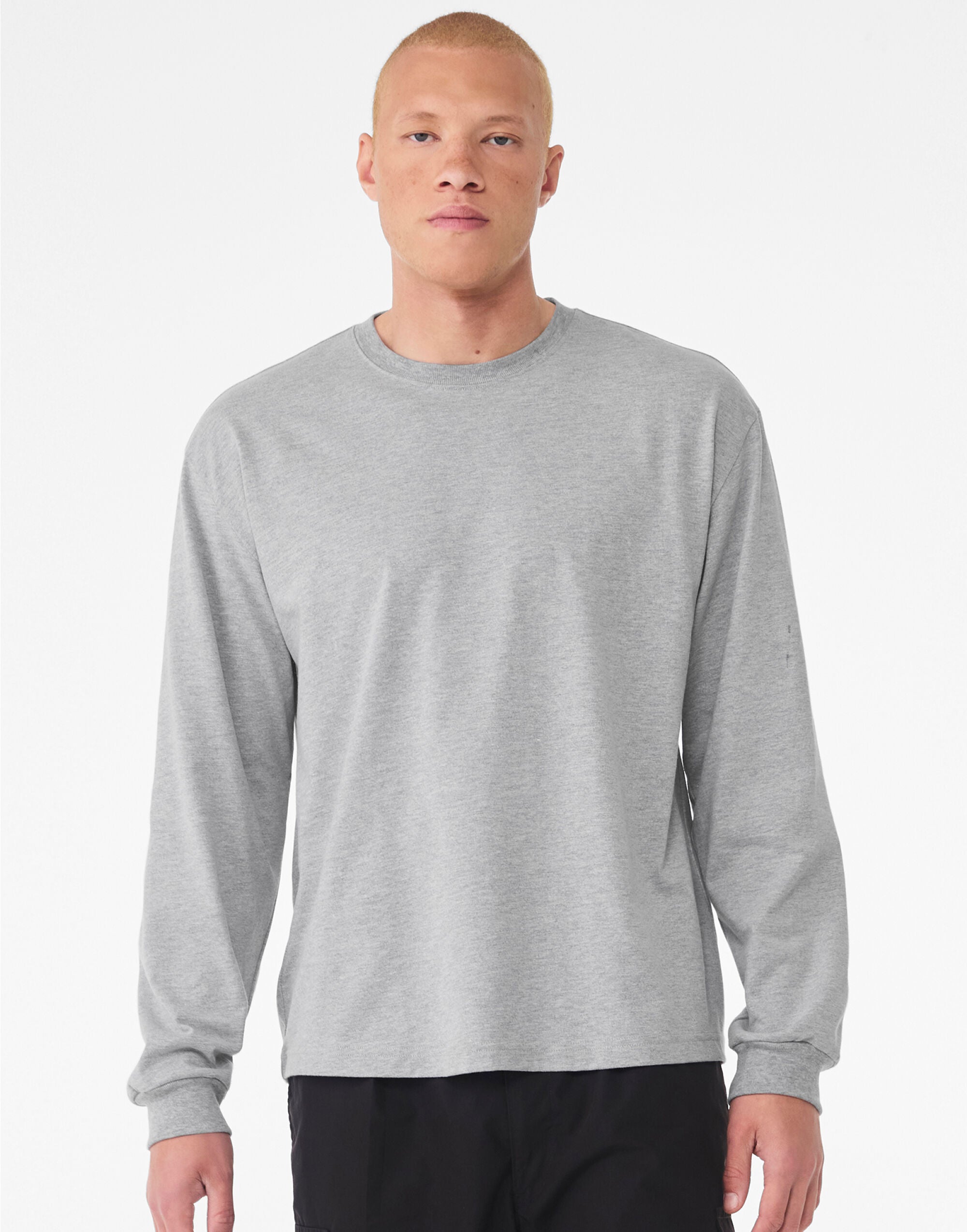 Bella + Canvas Unisex Heavy Boxy LS Tee CA3511 - - Customisable