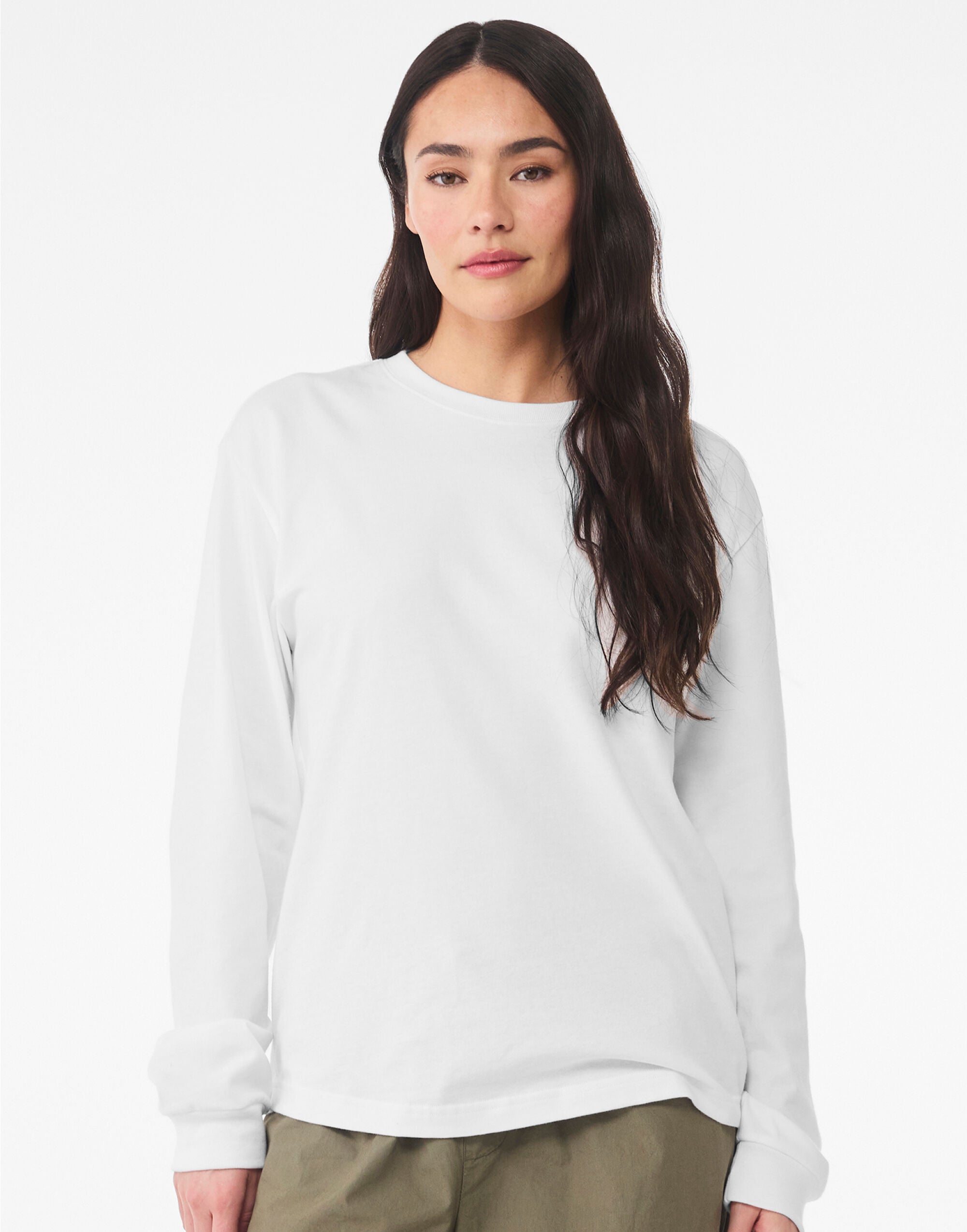 Bella + Canvas Unisex Heavy Boxy LS Tee CA3511 - - Customisable
