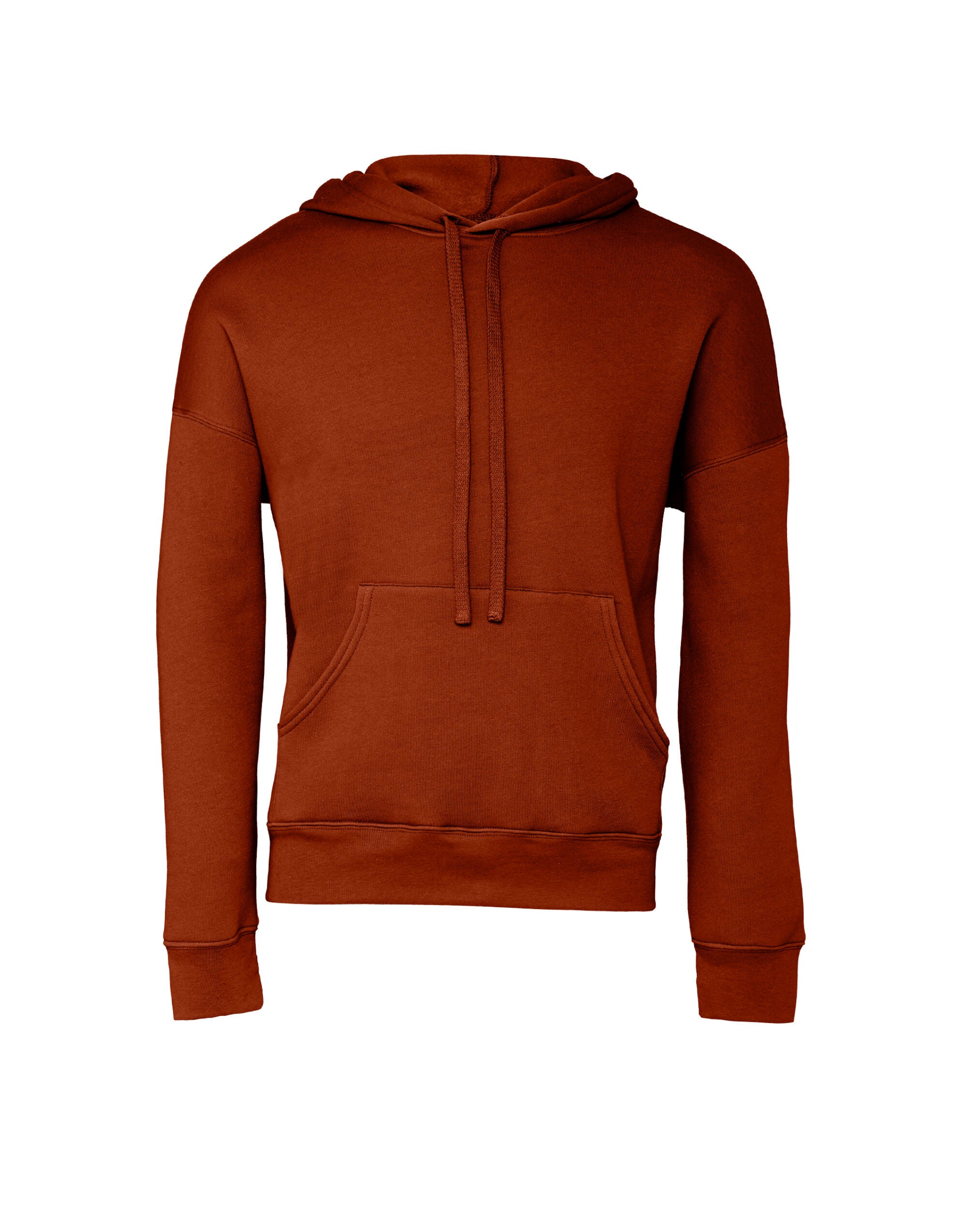 Bella Canvas Sponge Fleece DTM Hoodie CA3729 - Brick - Customisable Hoodies