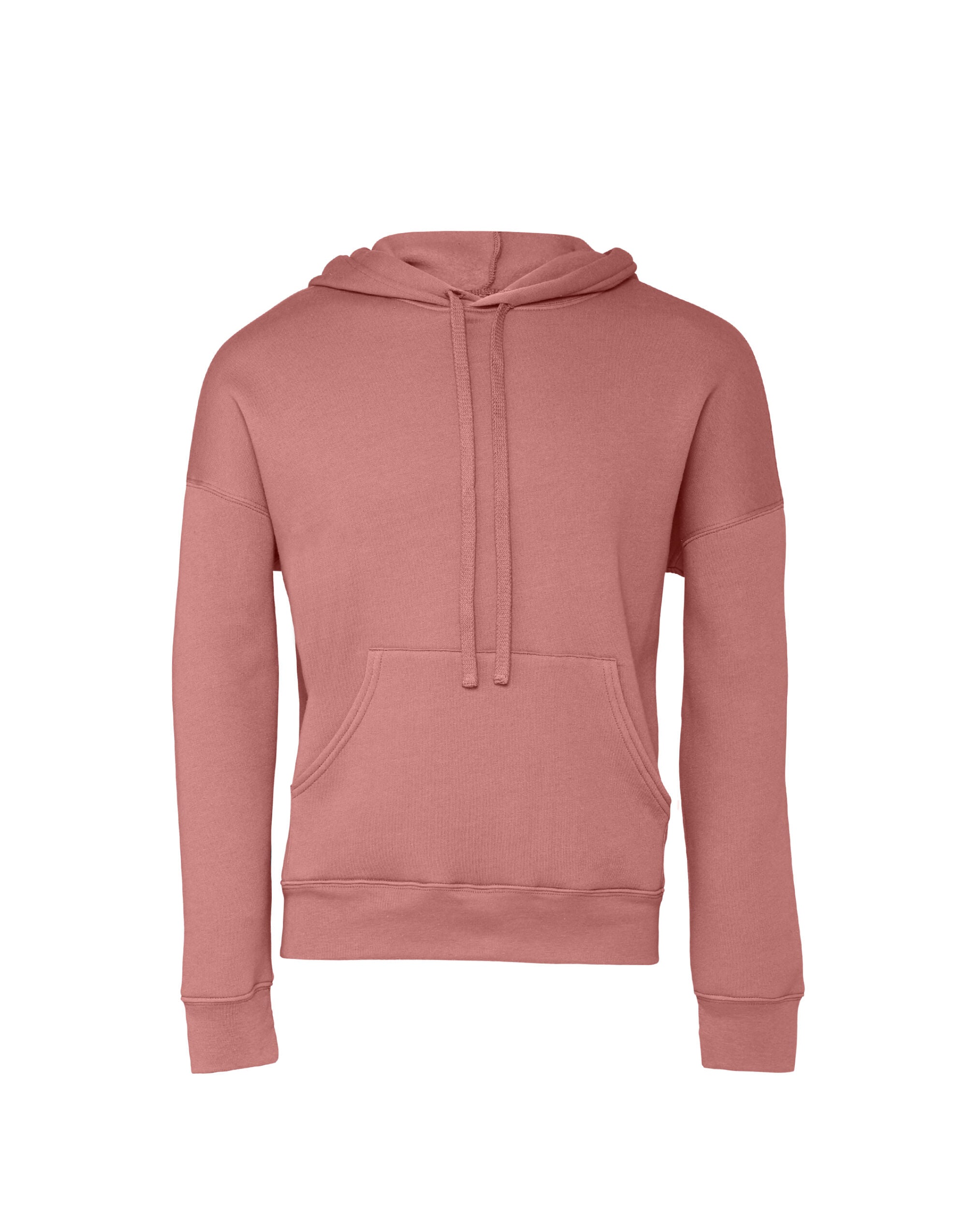Bella Canvas Sponge Fleece DTM Hoodie CA3729 - Mauve - Customisable Hoodies