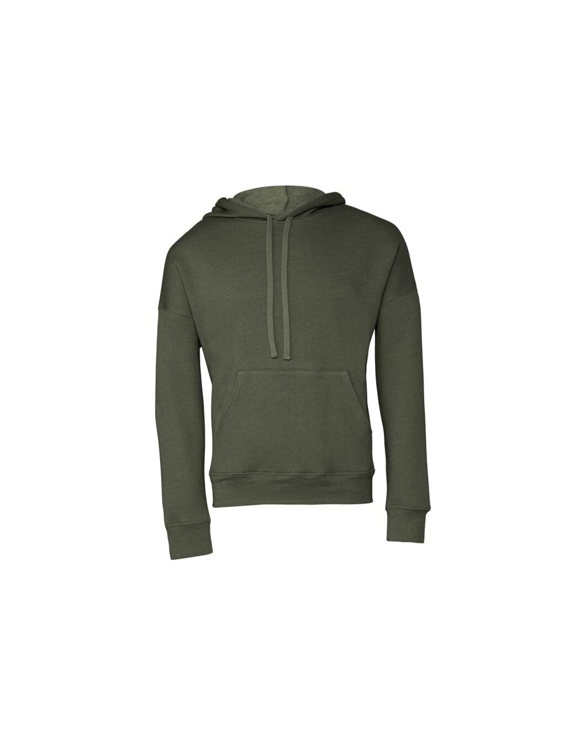 Bella Canvas Sponge Fleece DTM Hoodie CA3729 - Military Green - Customisable Hoodies