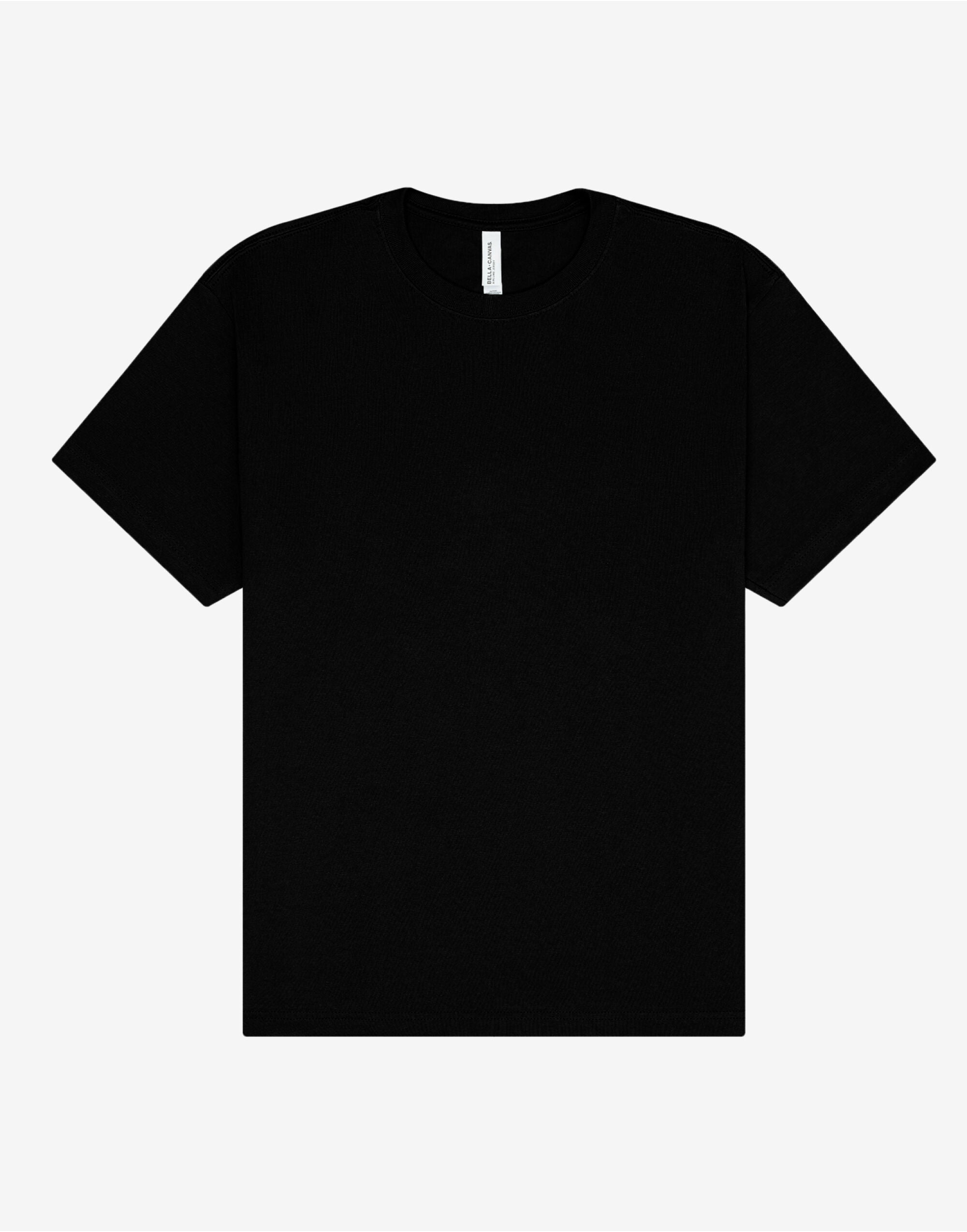 Bella + Canvas Unisex SS Heavyweight Tee CA4610 - Black - Customisable
