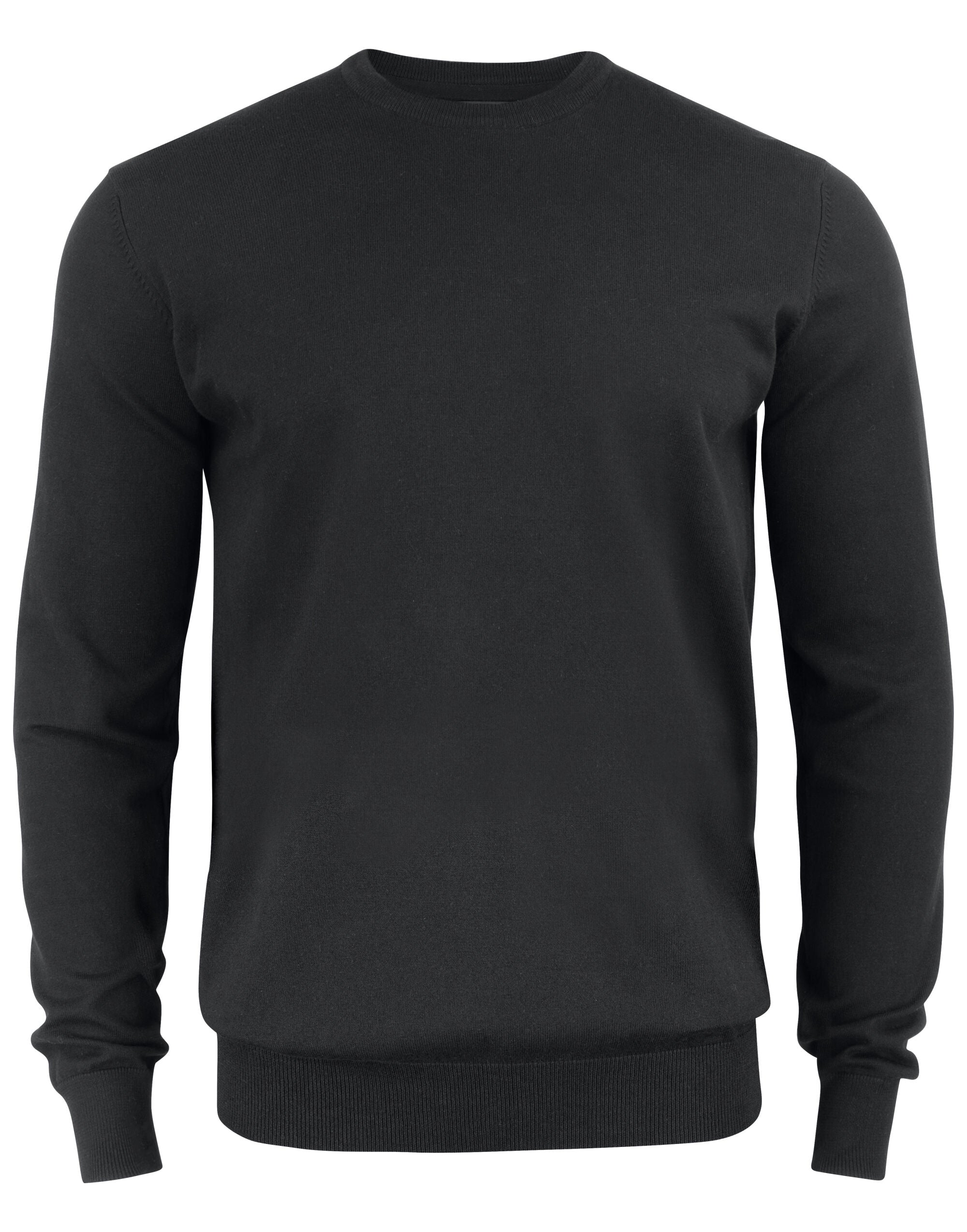 Cutter & Buck - Oakville Crewneck Men - Black S - Customisable Knitwear