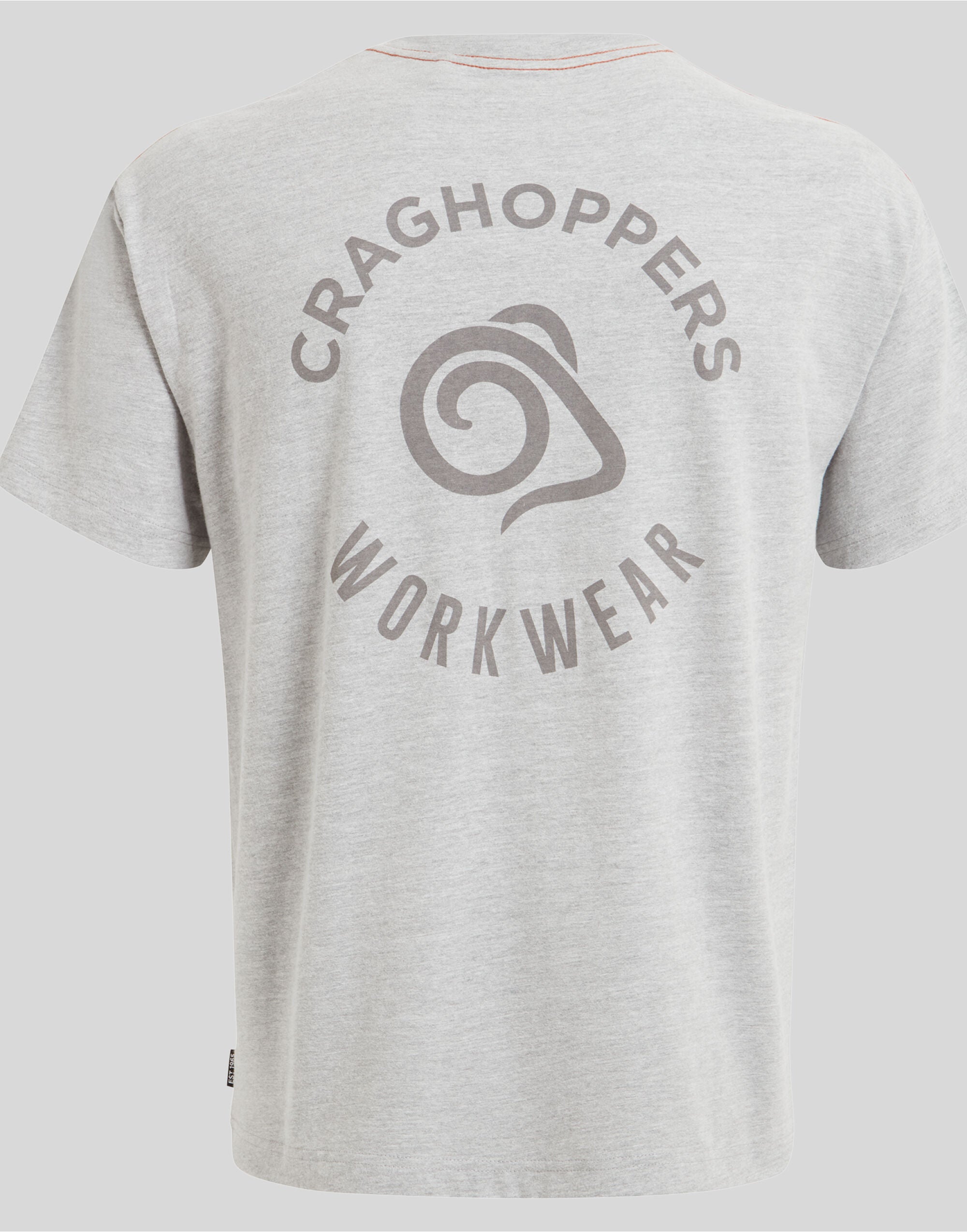Craghoppers Workwear Wakefield Pocket T CET004 - Soft Grey Marl - Customisable T-Shirts