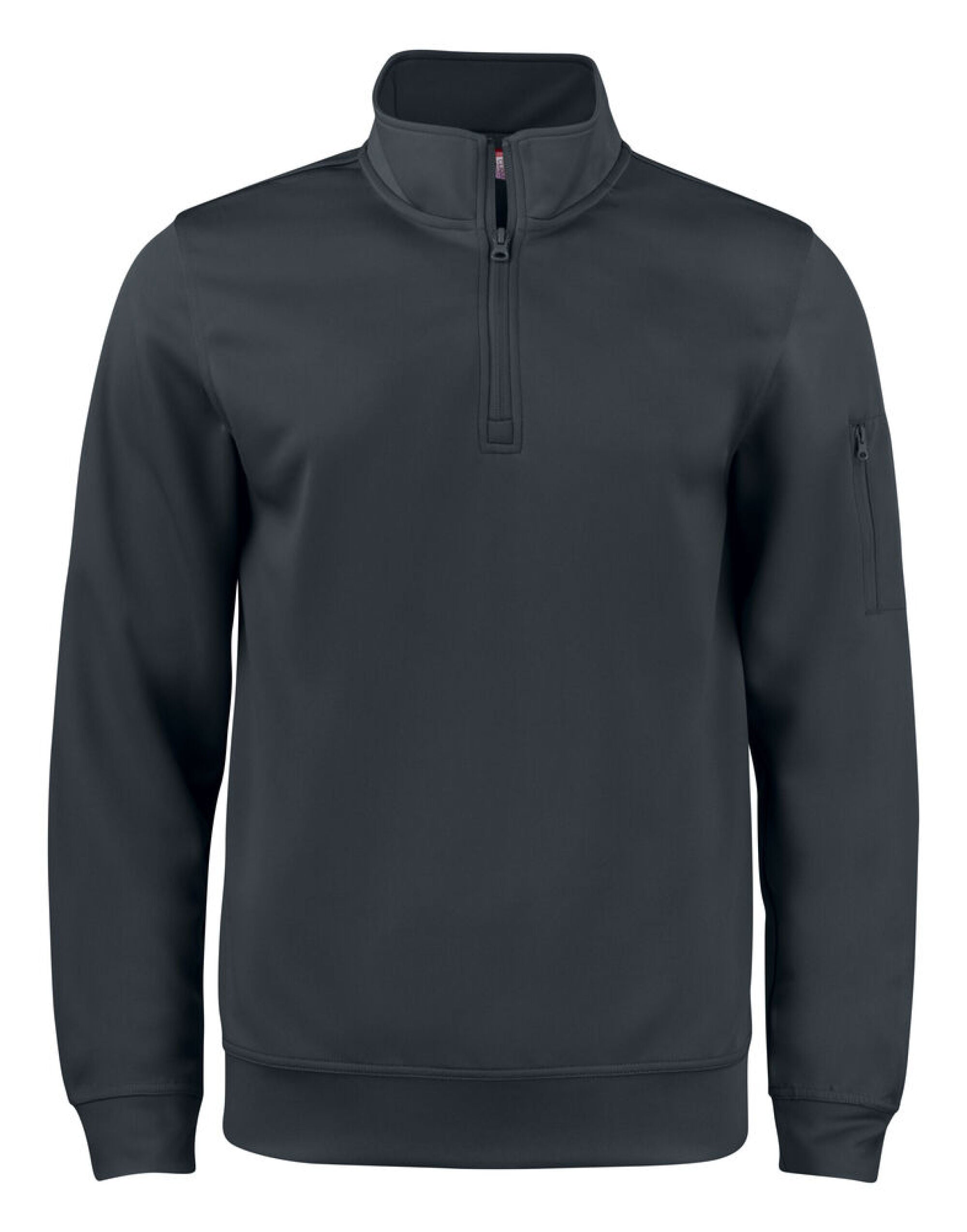 Clique - Basic Active Half Zip - CQ021013 - Black - Customisable SWEATSHIRTS AND HOODIES
