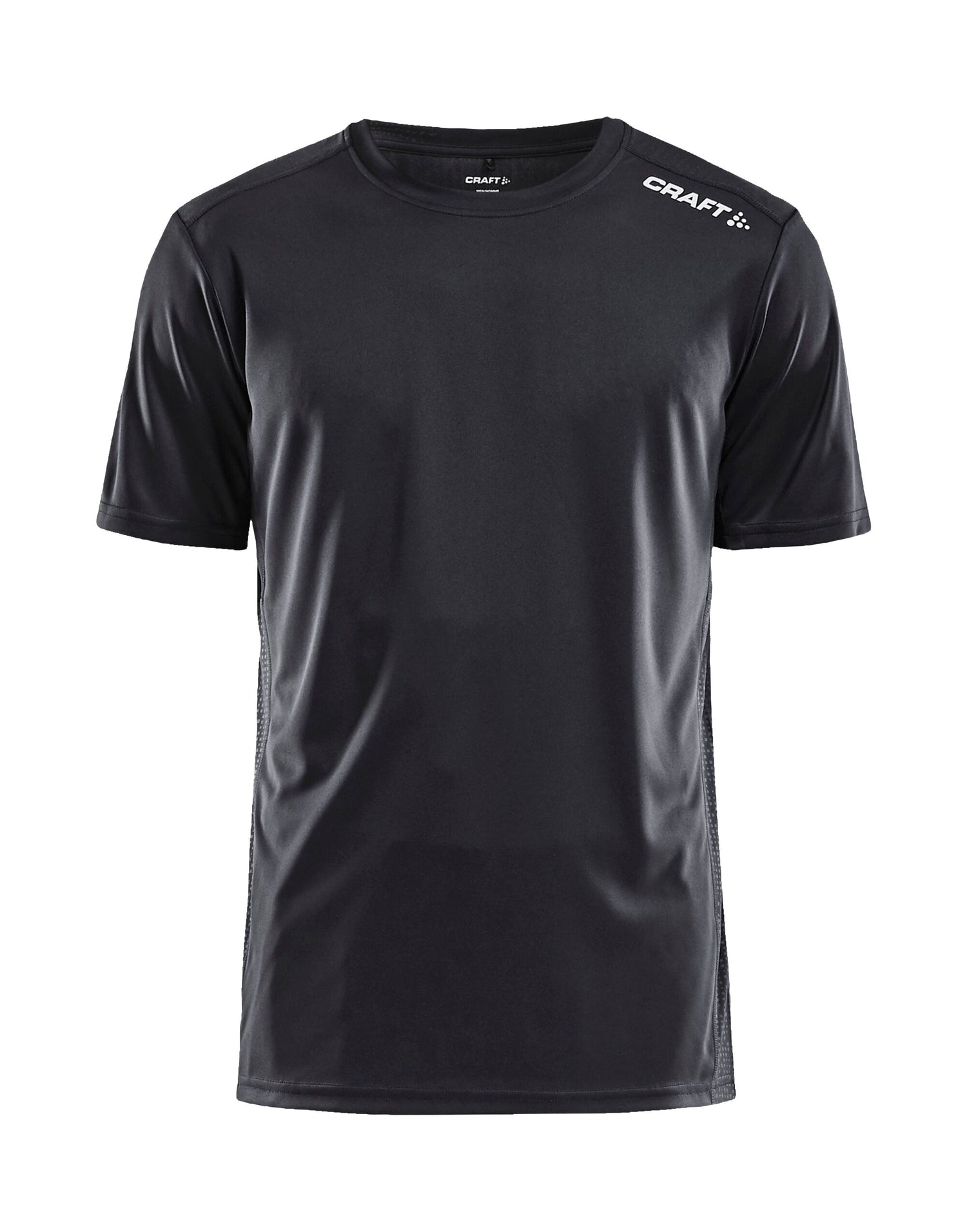 Craft Mens Rush SS Tee CR1907361 - Black - Customisable T-Shirts