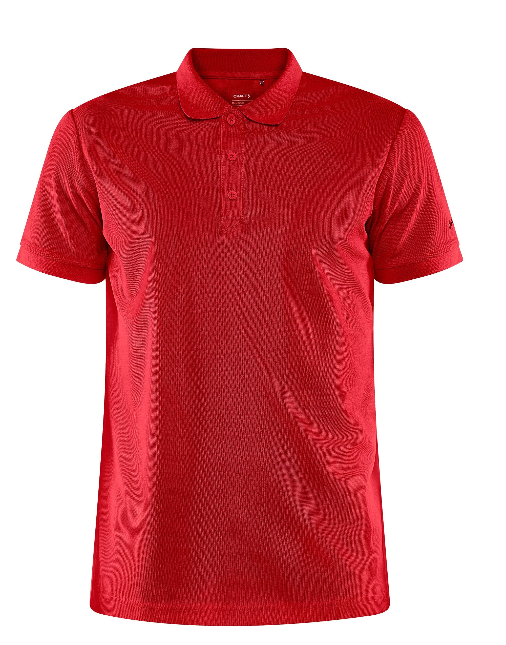 Craft Mens Core Unify Polo Shirt CR1909138 - Bright Red - Customisable Polos