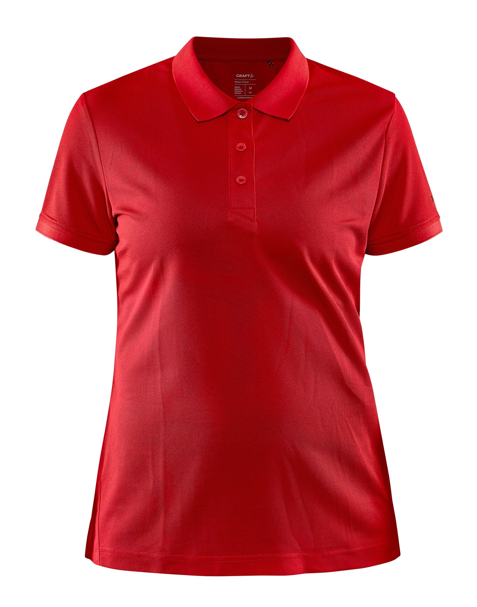 Craft Ladies Core Unify Polo Shirt CR1909139 - Bright Red - Customisable Polos