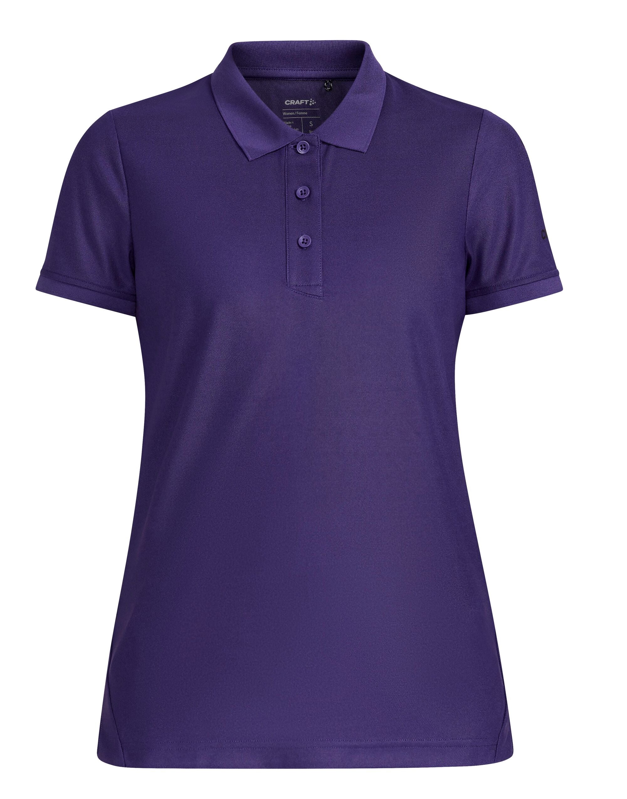 Craft Ladies Core Unify Polo Shirt CR1909139 - True Purple - Customisable Polos