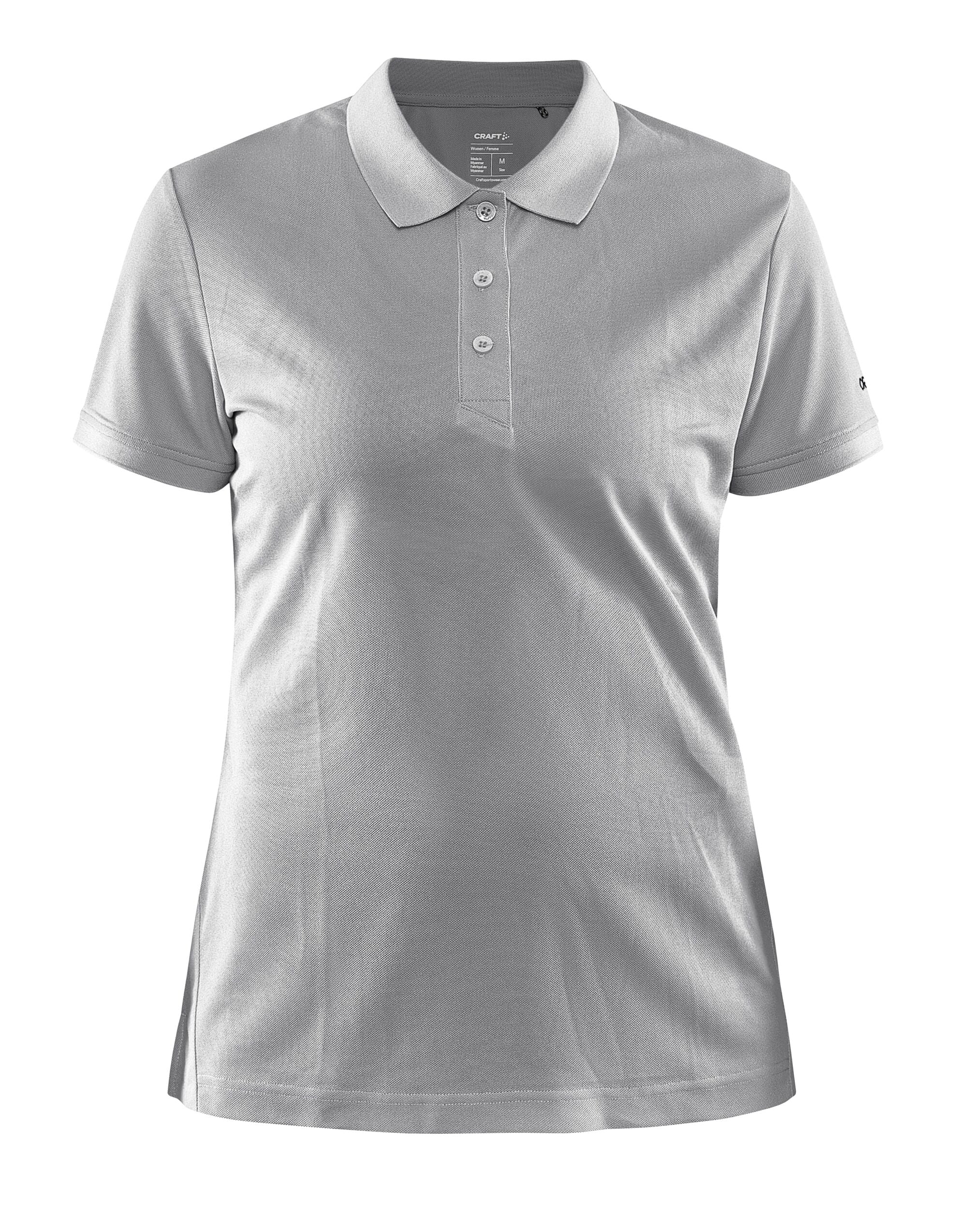 Craft Ladies Core Unify Polo Shirt CR1909139 - Grey Melange - Customisable Polos