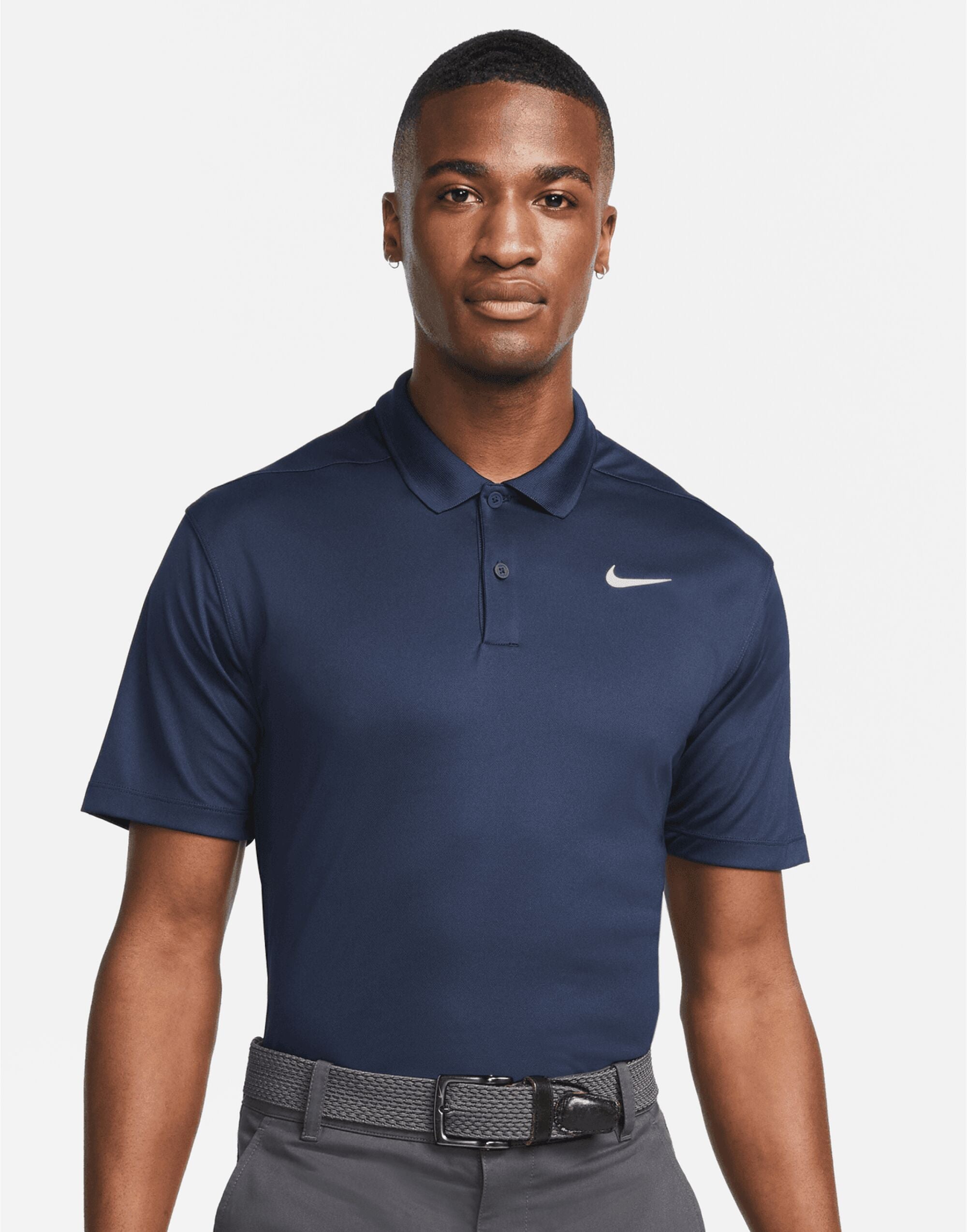 Nike Dri FIT Victory Solid Polo LC DH0822 - Obsidian - Customisable Polos