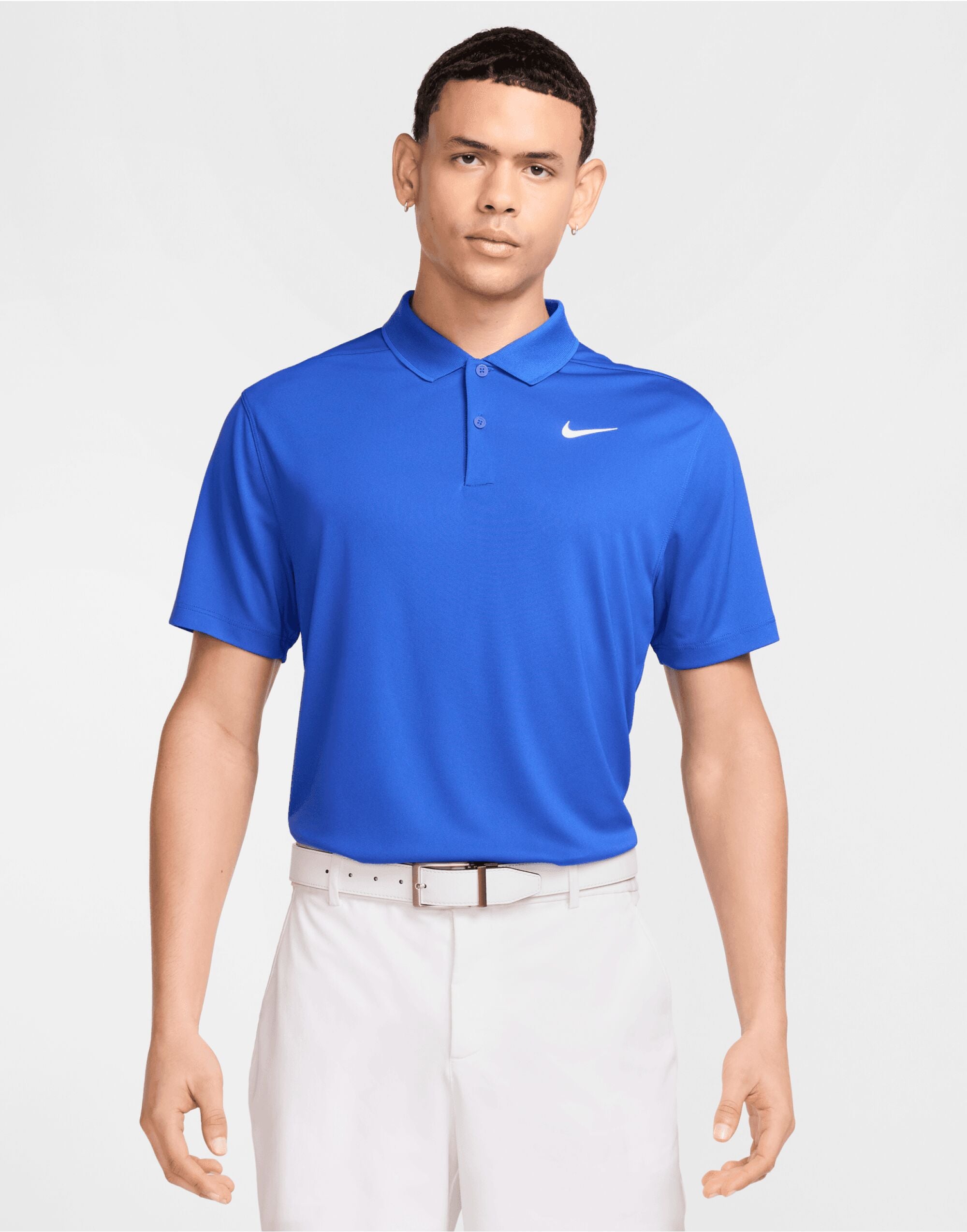 Nike Dri FIT Victory Solid Polo LC DH0822 - Game Royal White - Customisable Polos