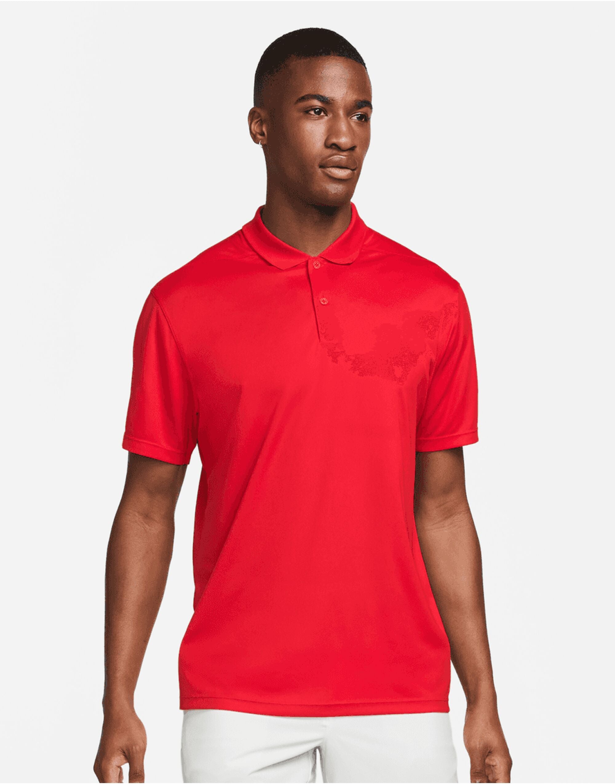 Nike Dri FIT Victory Solid Polo DH0824 - University Red - Customisable Polos
