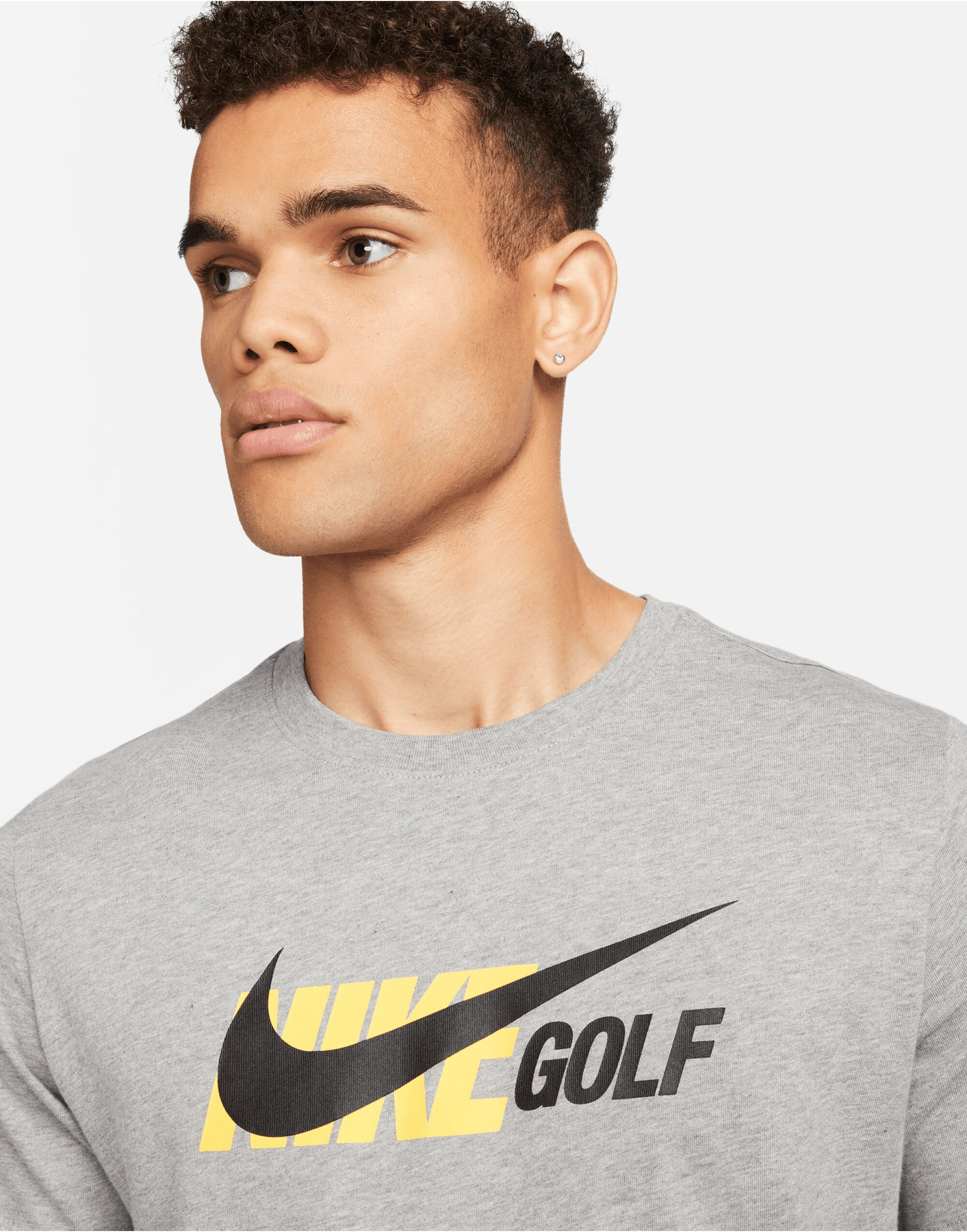 Nike Mens Tee Golf 1 DZ2643 - Dark Grey Heather - Customisable T-Shirts