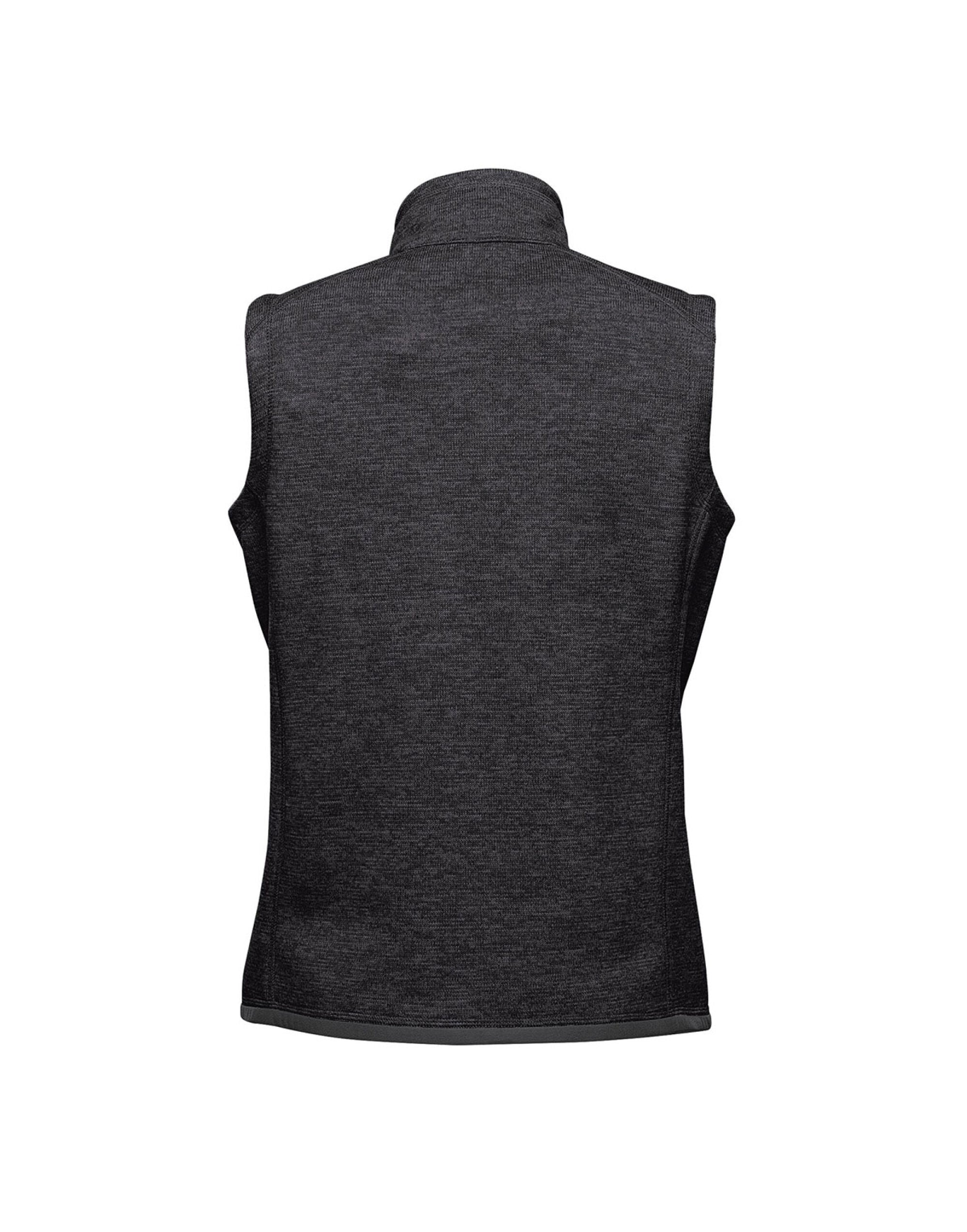 Stormtech Lady Avalanche FZ Fleece Vest 1w - Black Heather - Customisable Outerwear