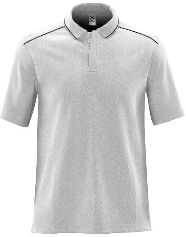 Stormtech Mens Endurance HD Polo GPX-5 - White Dolphin - Customisable Polos