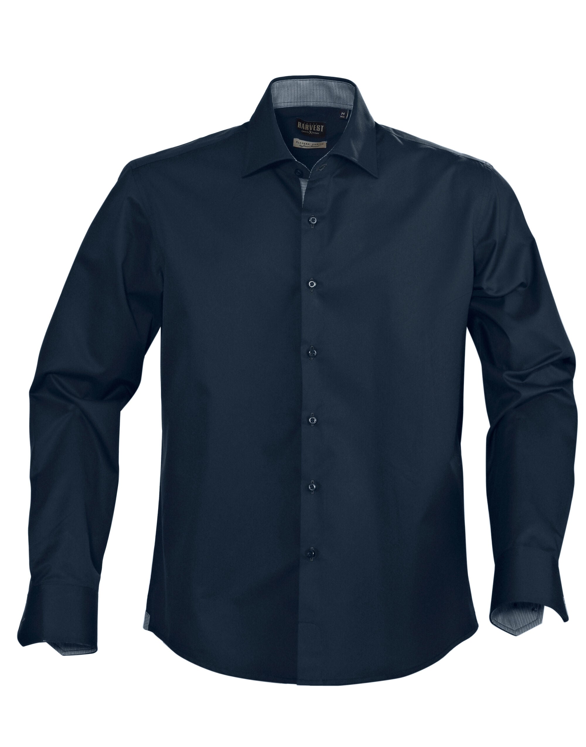 James Harvest Baltimore Shirt HAR2113030 - Navy - Customisable Shirts