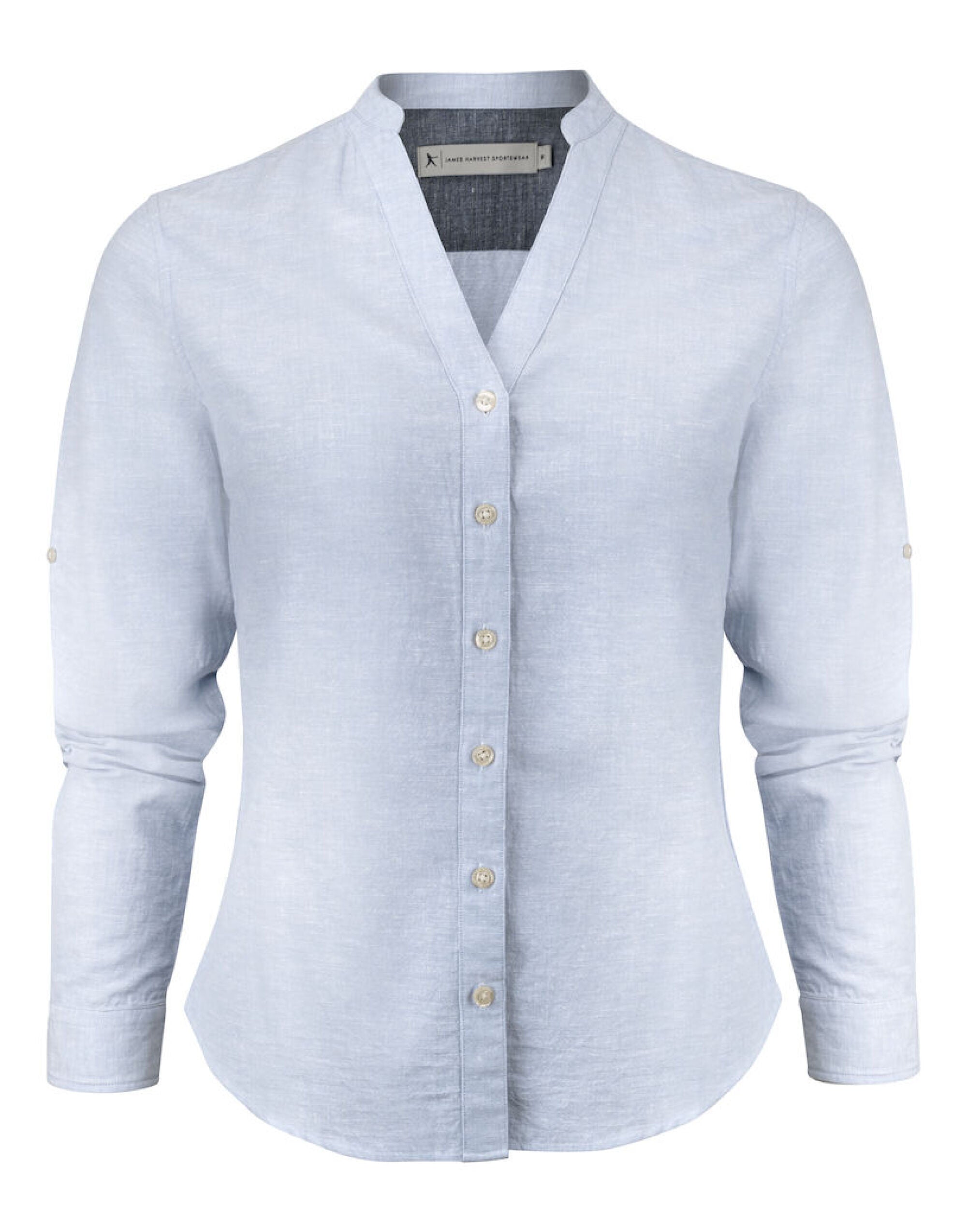James Harvest Townsend Ladies Shirt HAR2123032 - Light Blue - Customisable Shirts