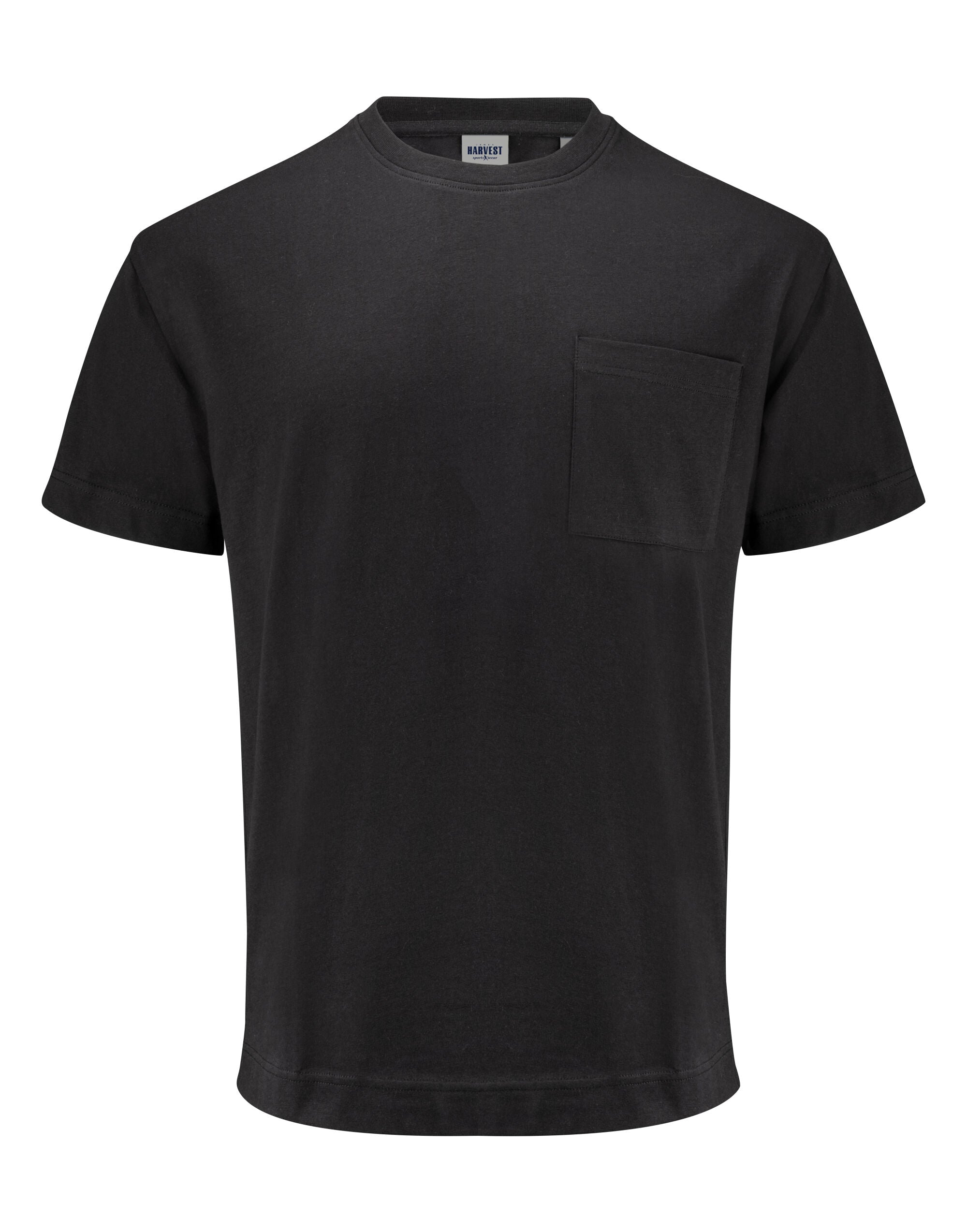 James Harvest Devons Relaxed Fit T Shirt HAR2134019 - Black - Customisable T-Shirts