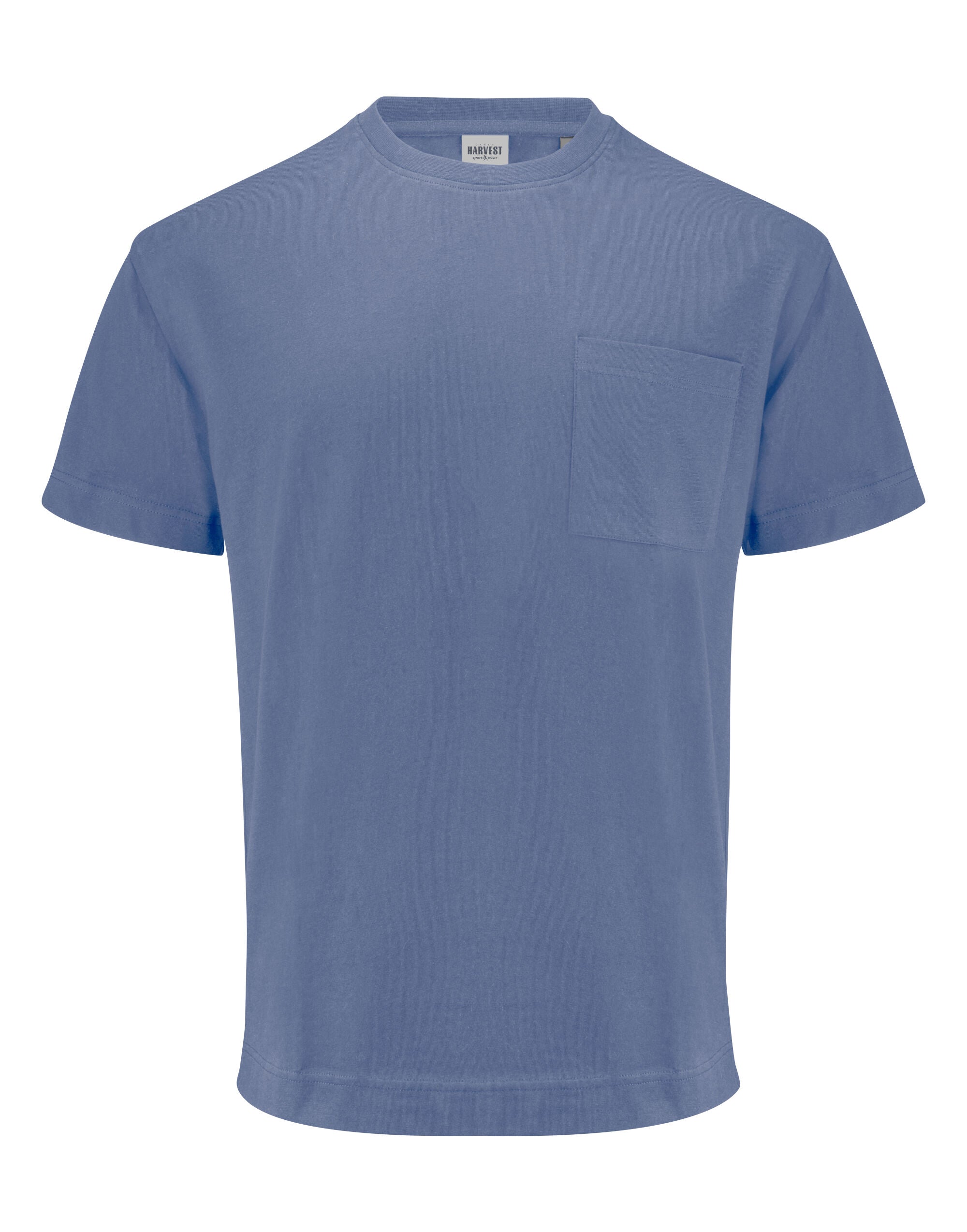 James Harvest Devons Relaxed Fit T Shirt HAR2134019 - Summer Blue - Customisable T-Shirts