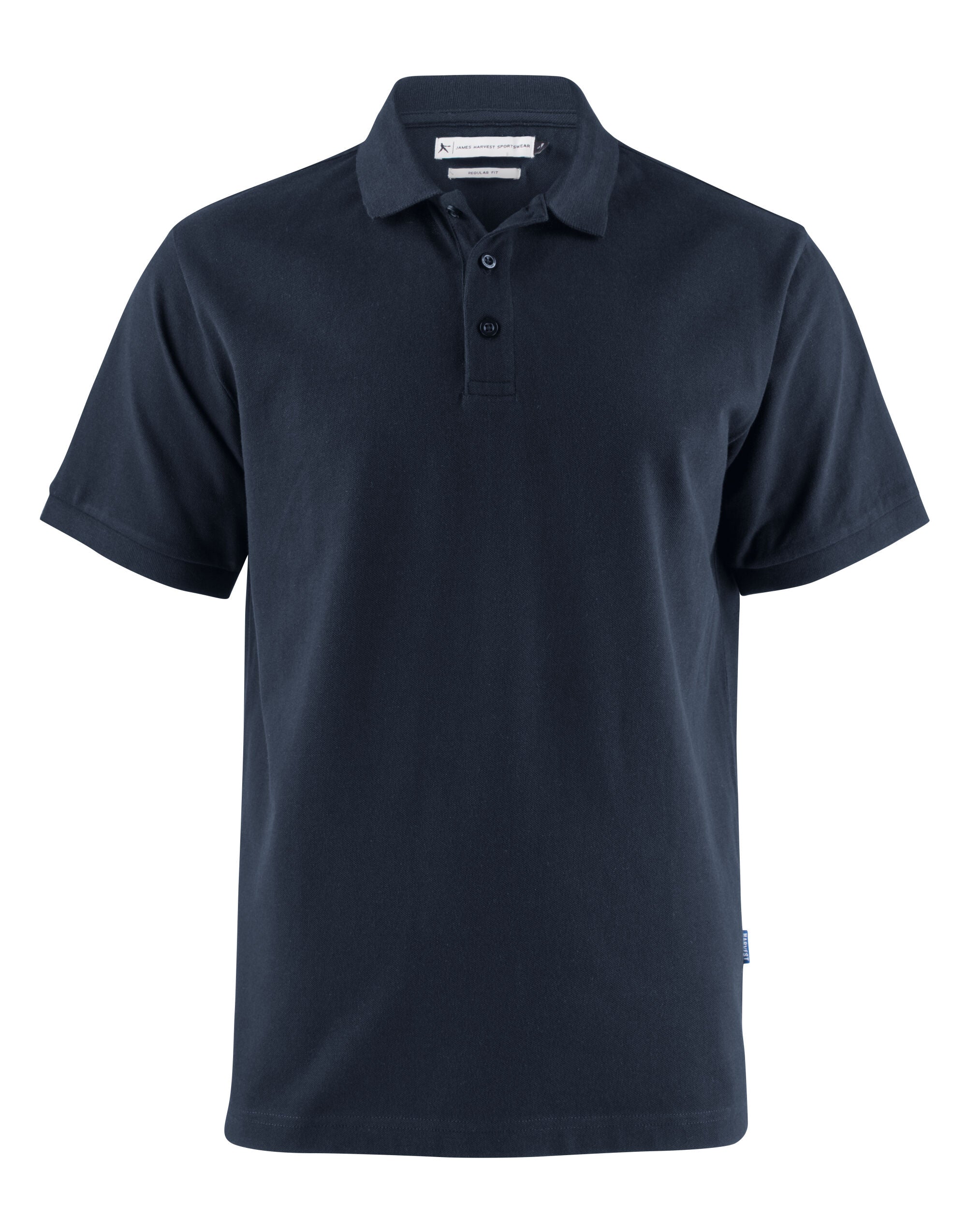 James Harvest Neptune Regular Polo HAR2135031 - Navy - Customisable Polos