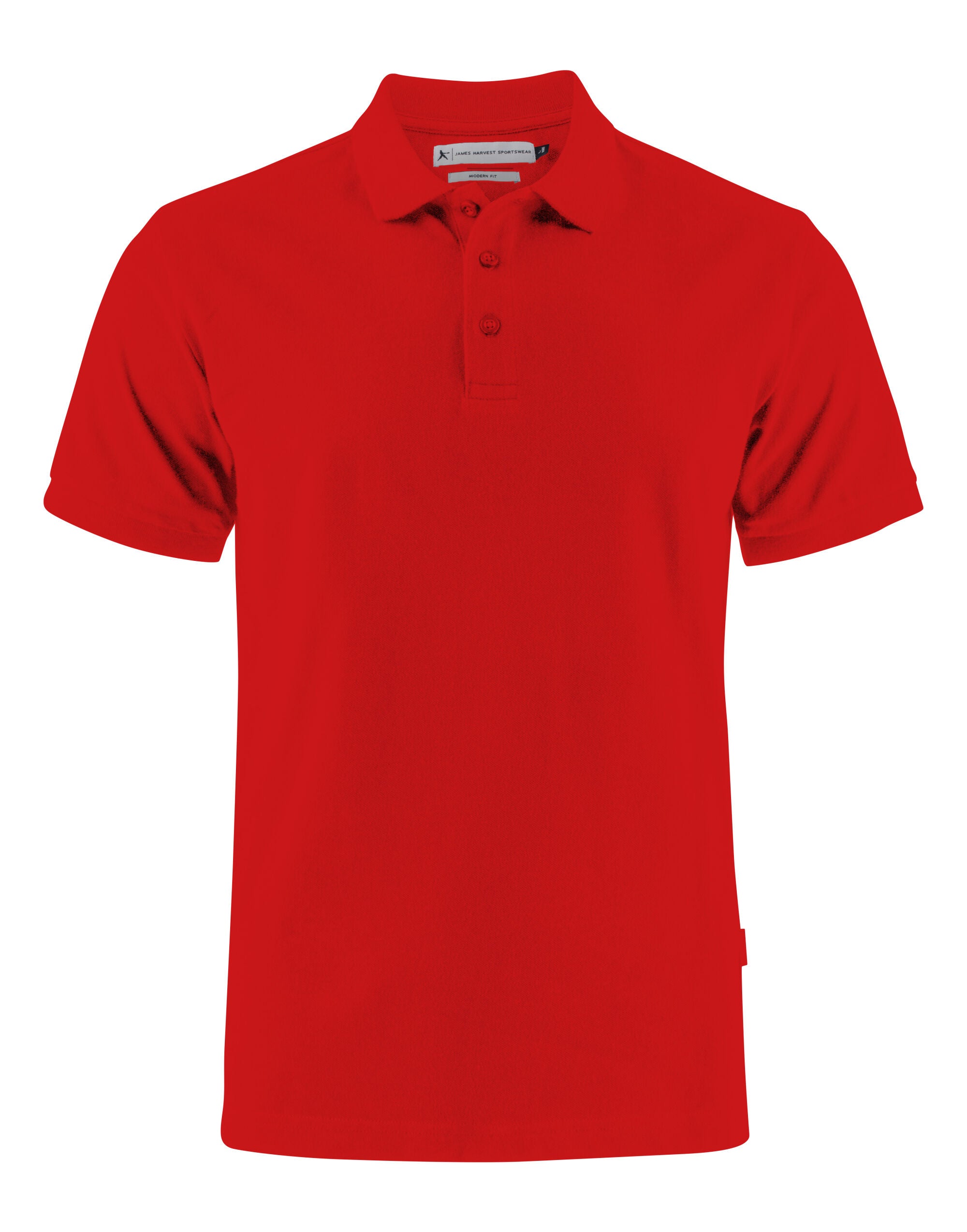 James Harvest Neptune Modern Polo HAR2135032 - Red - Customisable Polos