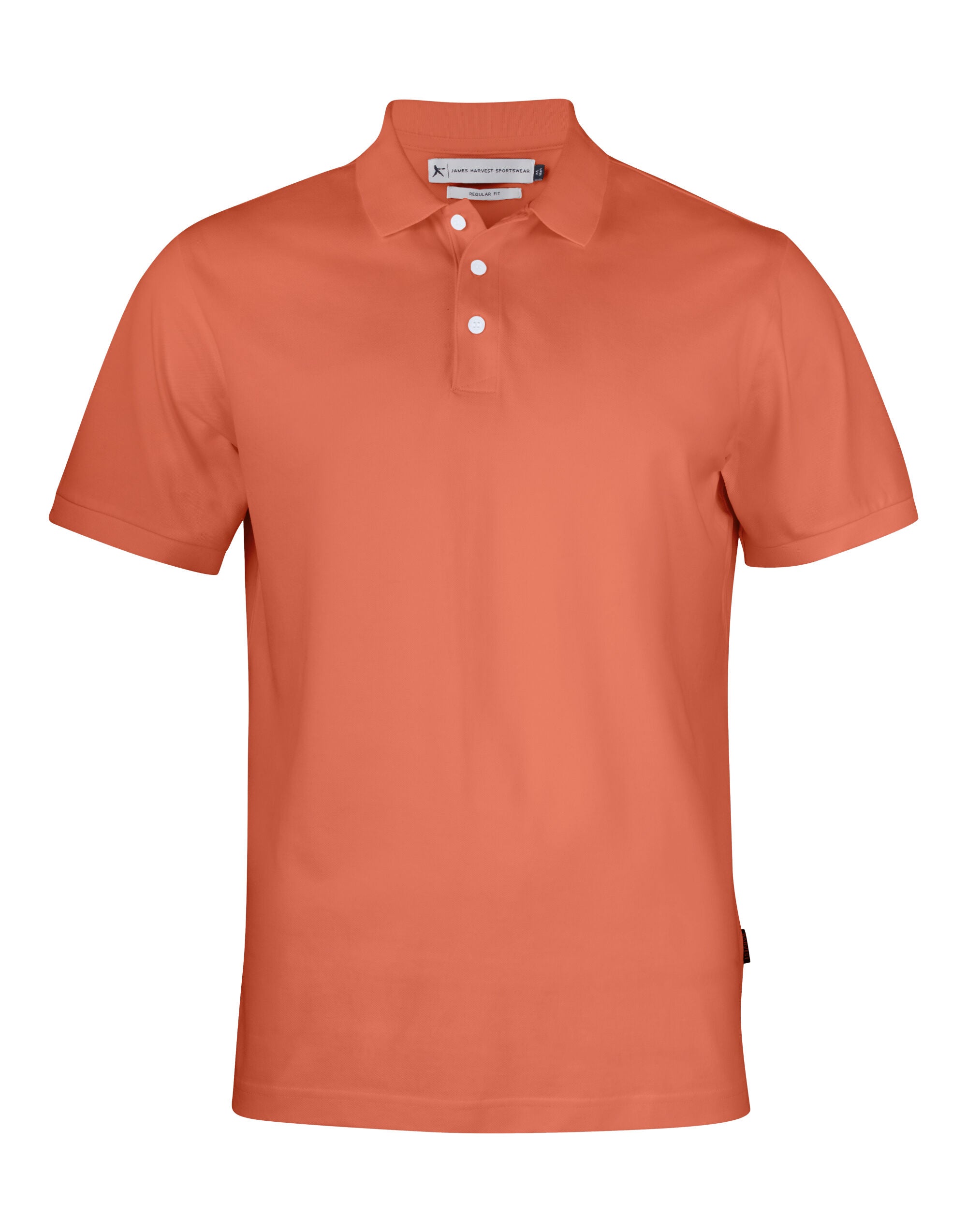 James Harvest Sunset Regular Polo HAR2135033 - Orange Vintage - Customisable Polos