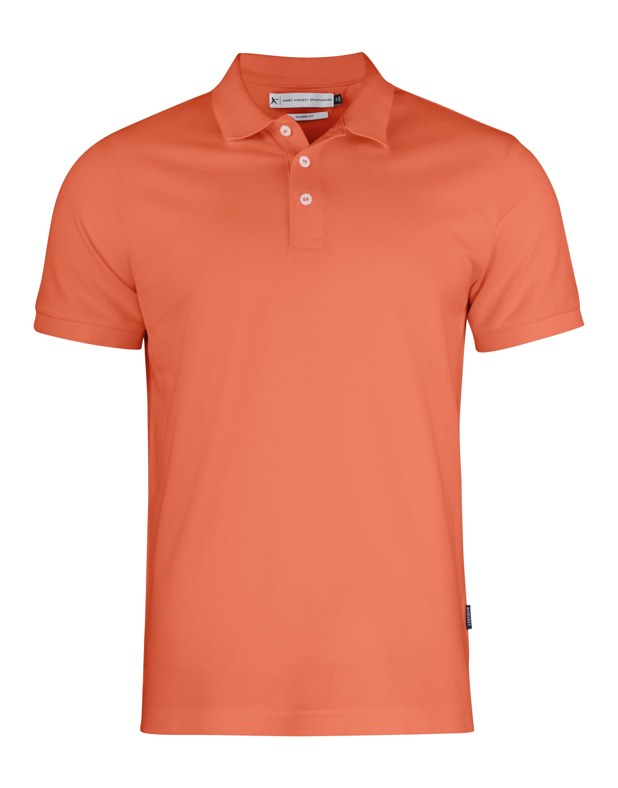 James Harvest Sunset Modern Polo HAR2135034 - Orange Vintage - Customisable Polos