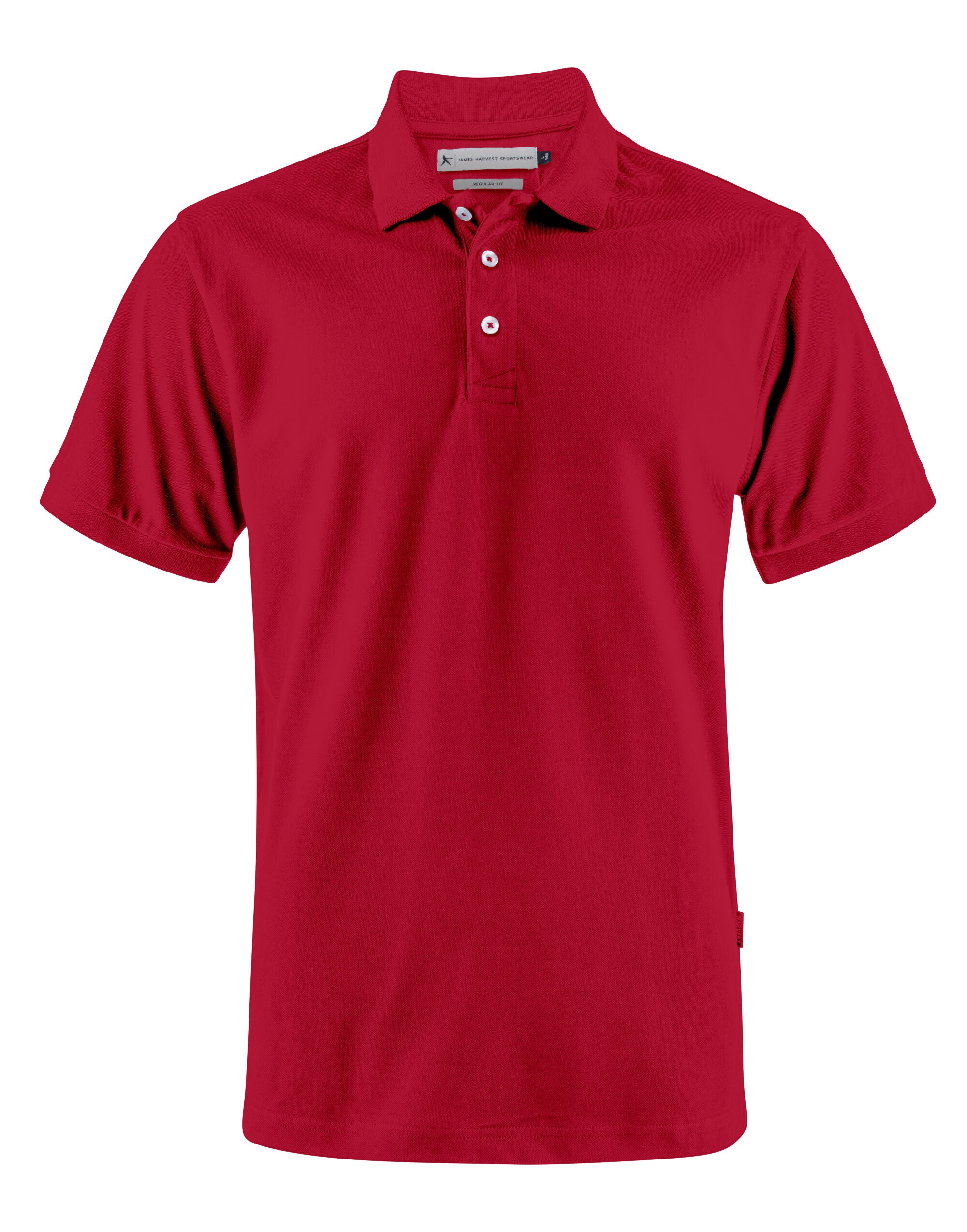 James Harvest Sunset Modern Polo HAR2135034 - Red - Customisable Polos