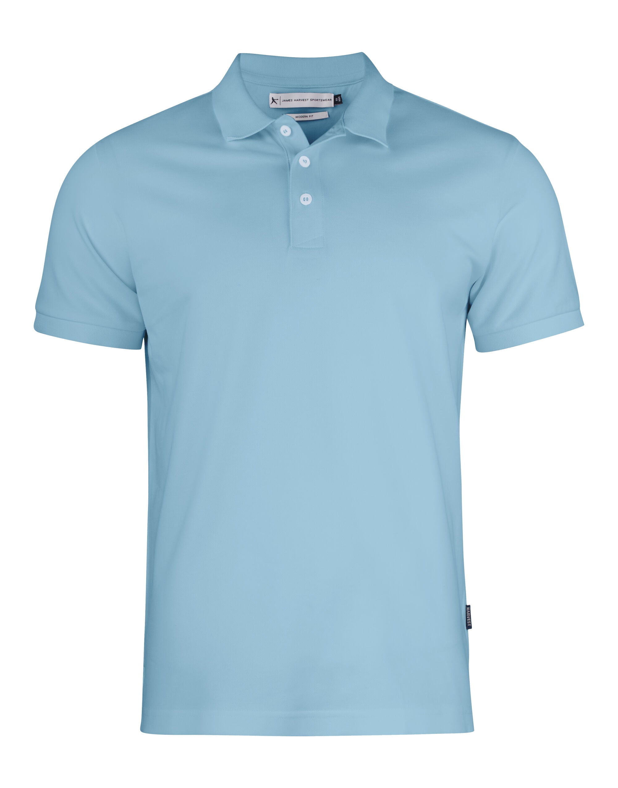 James Harvest Sunset Modern Polo HAR2135034 - Light Turquoise - Customisable Polos