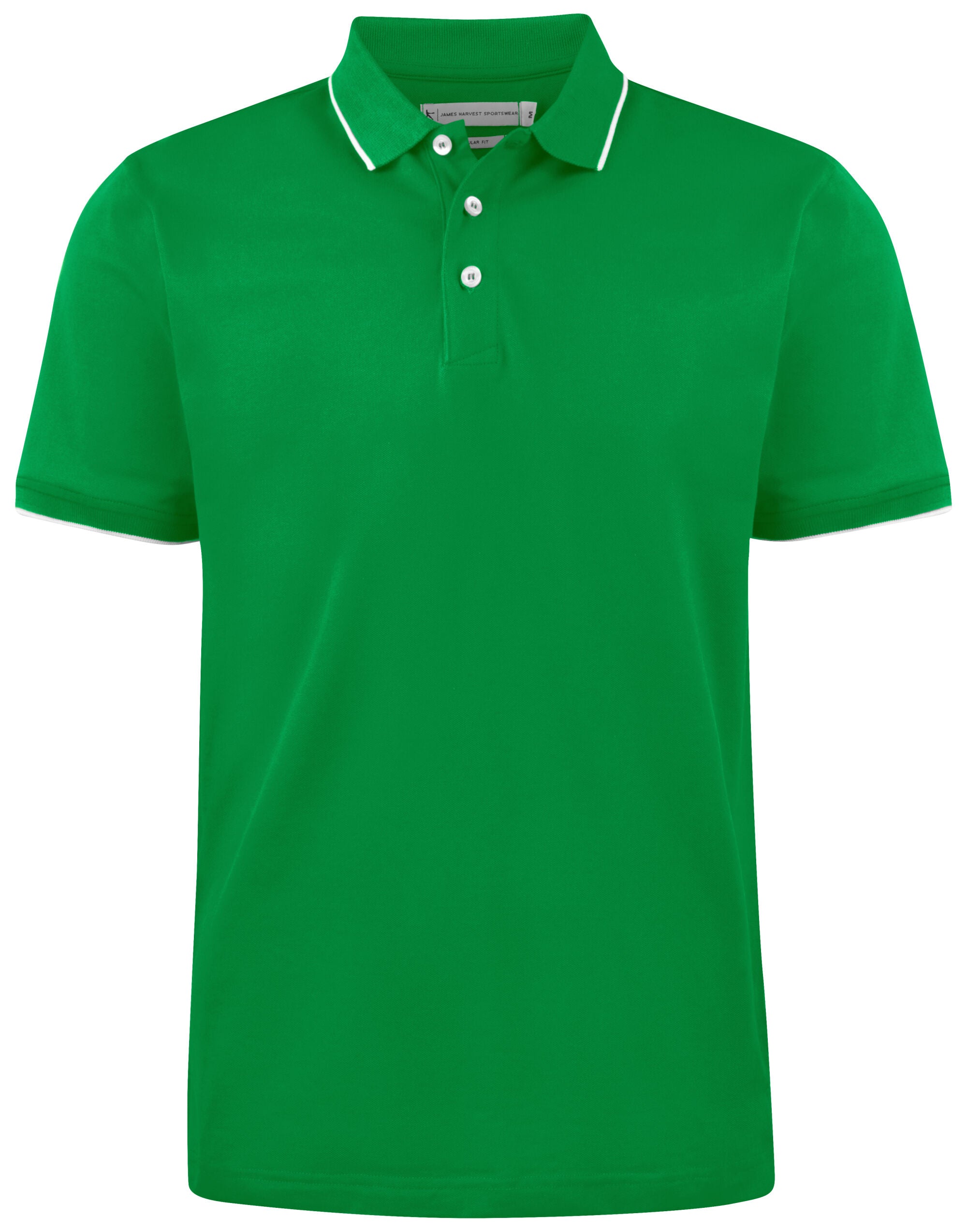 James Harvest Greenville Regular Polo HAR2135035 - Sport Green - Customisable Polos