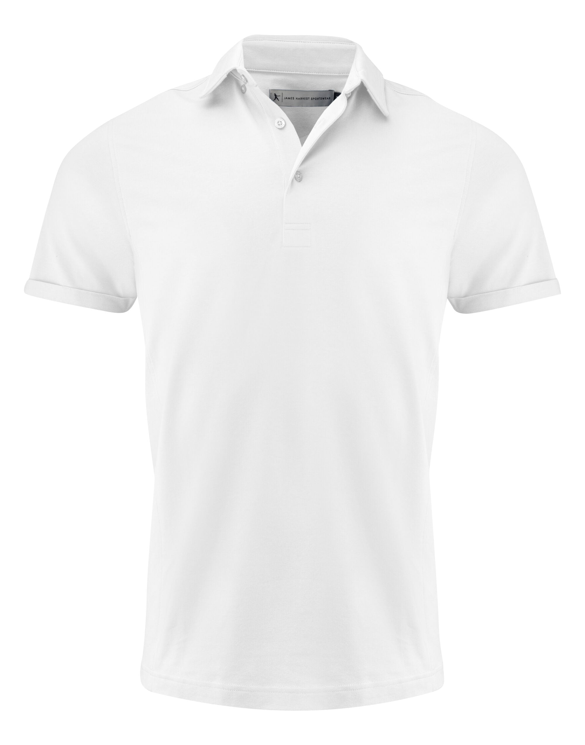 James Harvest American Supreme Polo HAR2135039 - White - Customisable Polos