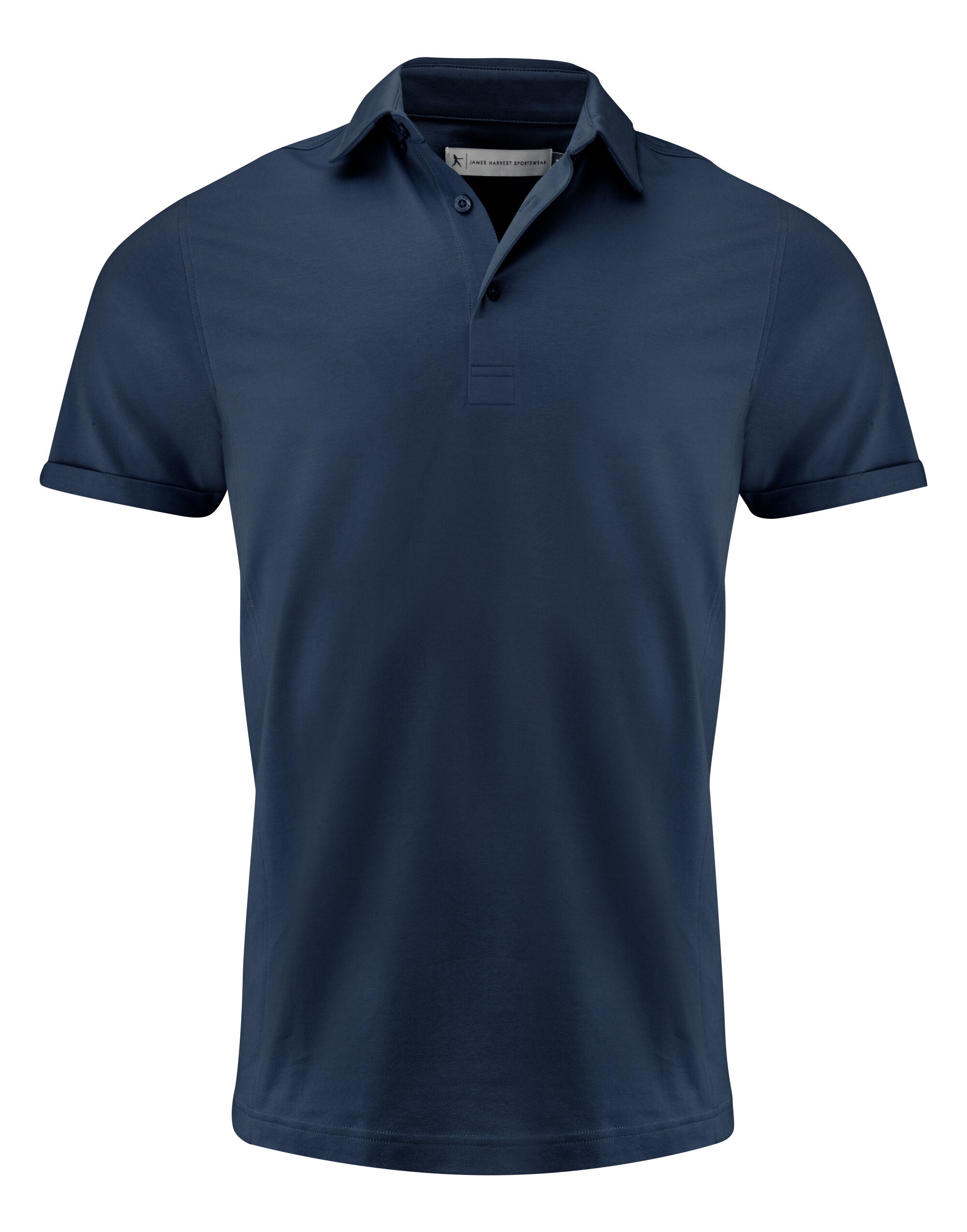 James Harvest American Supreme Polo HAR2135039 - Navy - Customisable Polos