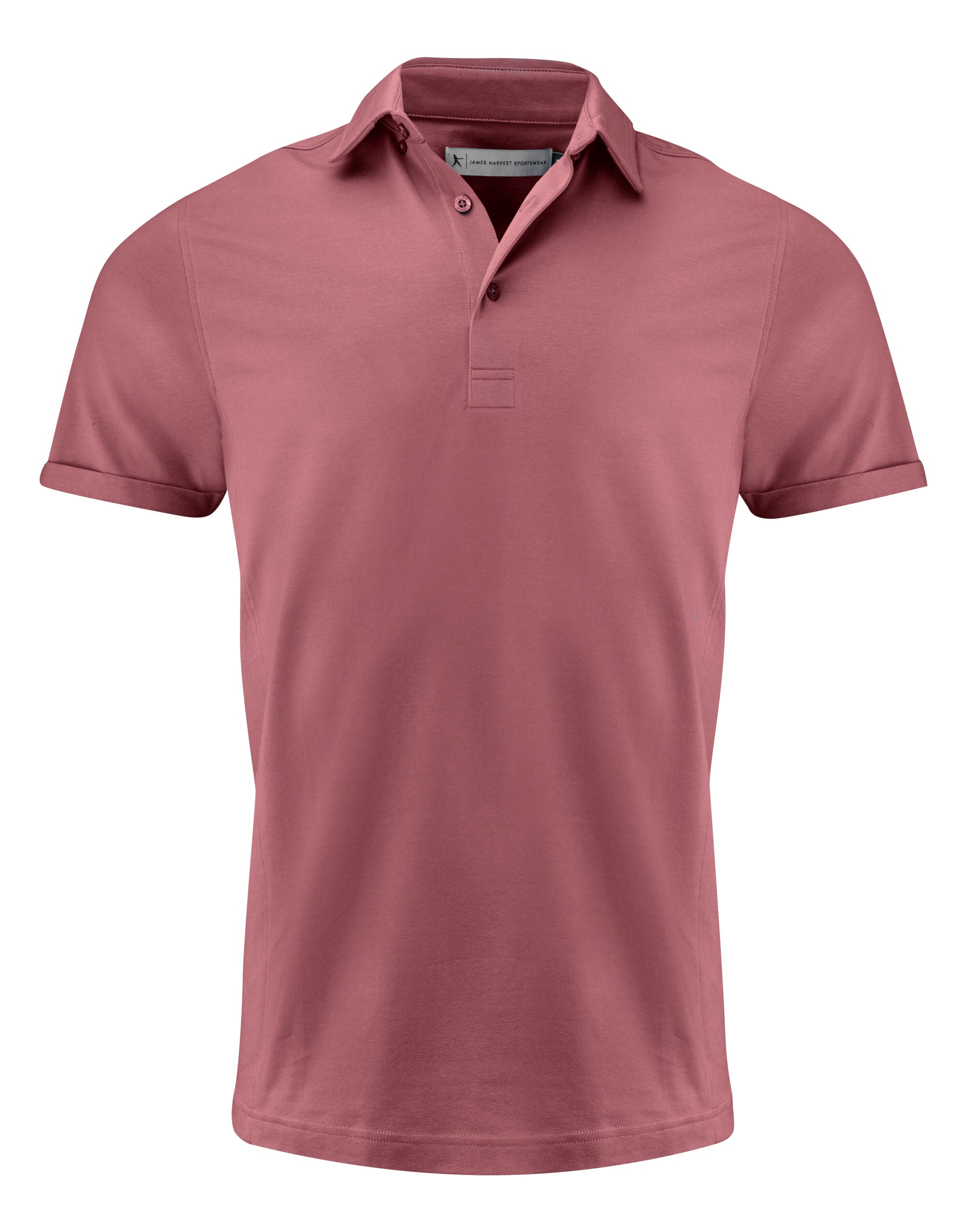 James Harvest American Supreme Polo HAR2135039 - Dusty Red - Customisable Polos