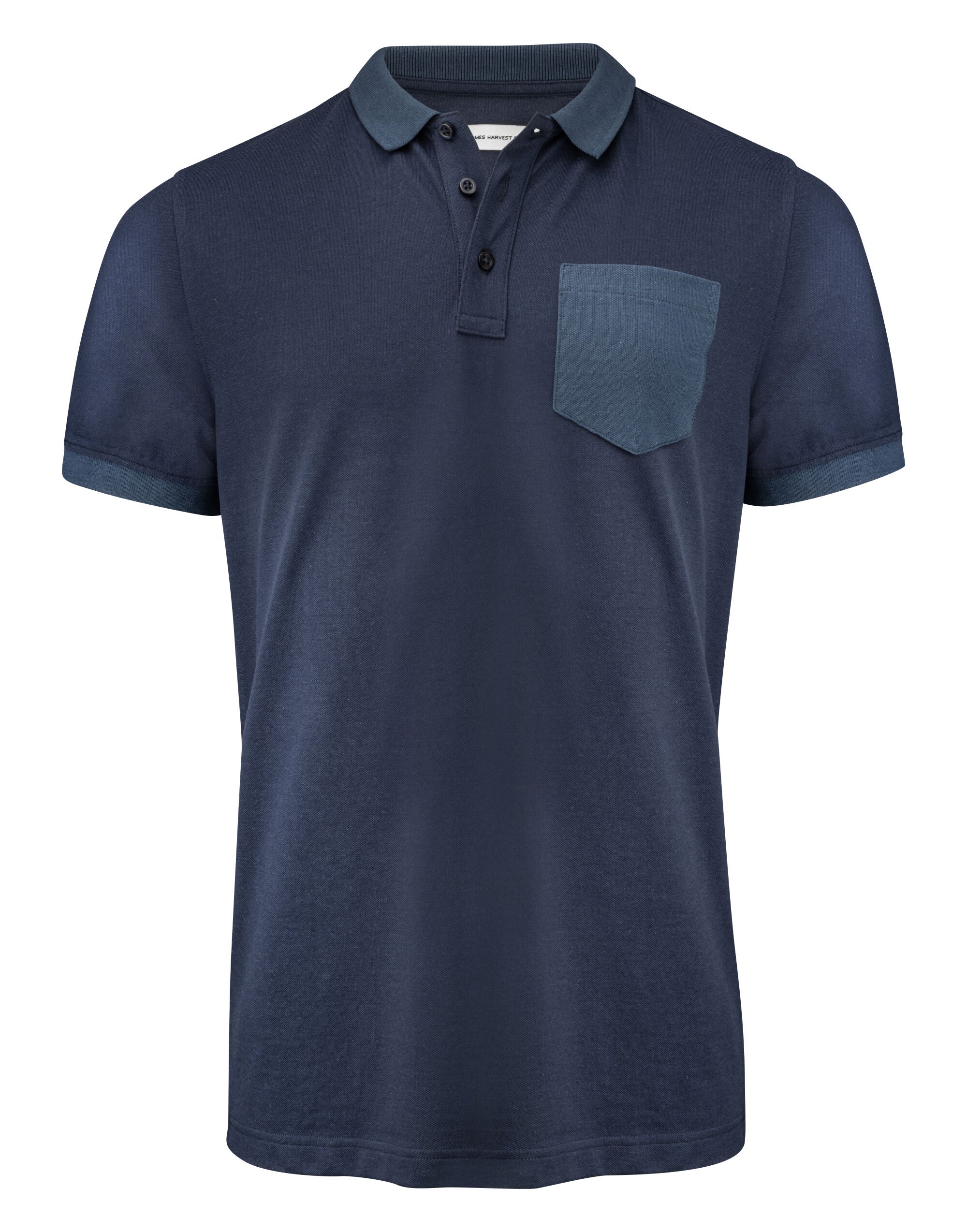 James Harvest Pinedale Pique Polo HAR2135040 - Navy - Customisable Polos