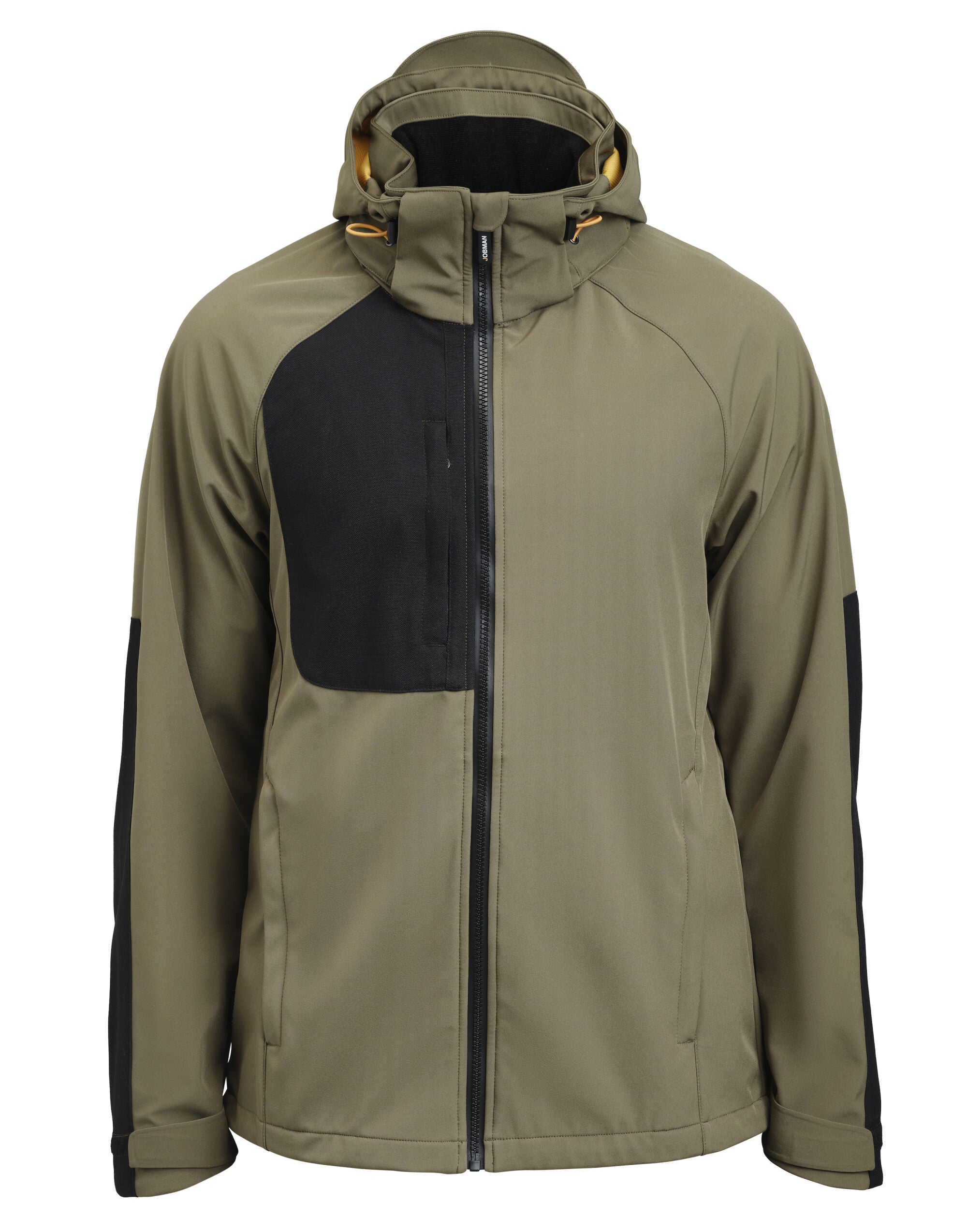 Jobman Oxygen Softshell Jacket JM1391 - Olive Green Black - Customisable Jacket