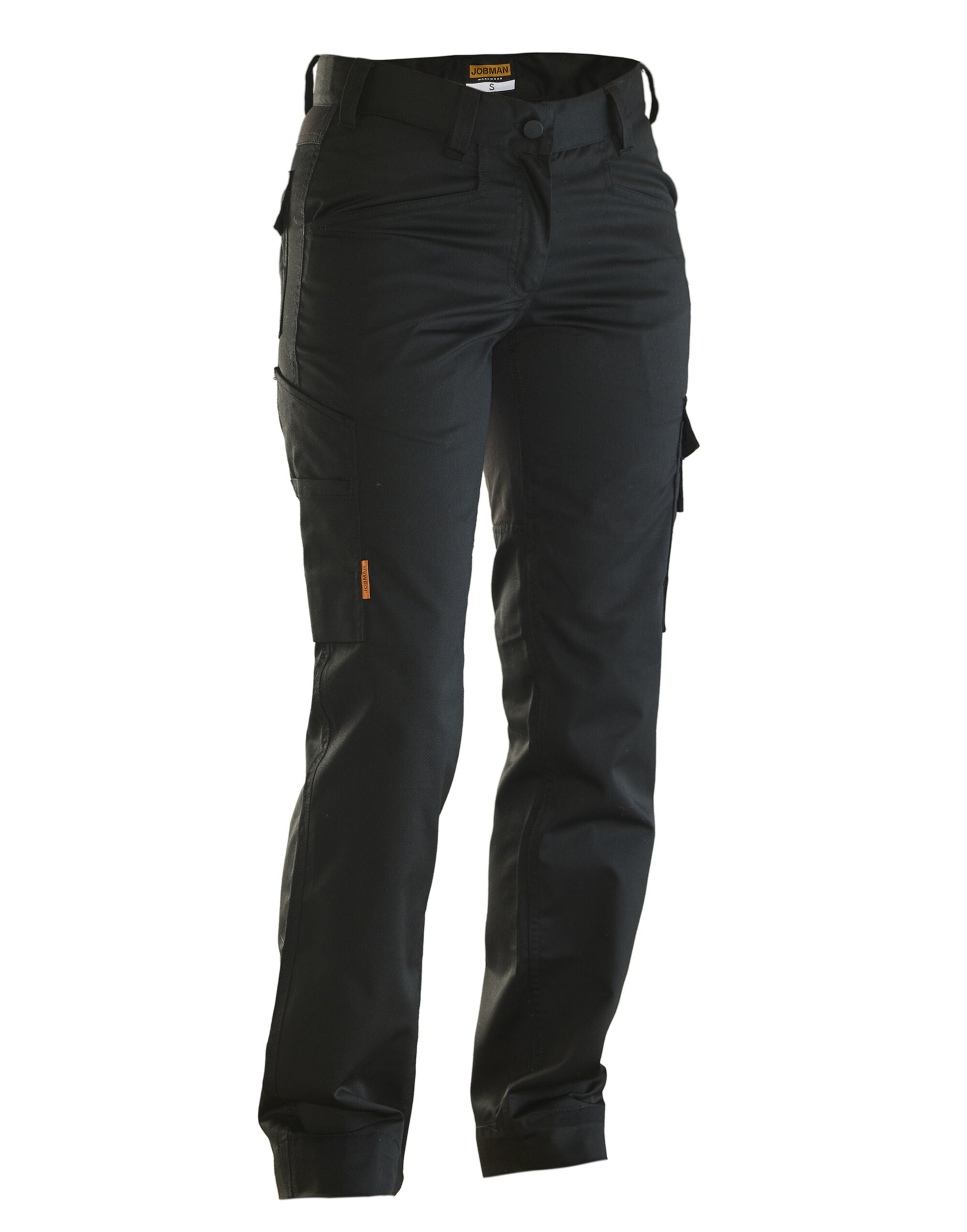 Jobman Womens Service Trousers Stretch JM2316 - Black - Customisable Trousers