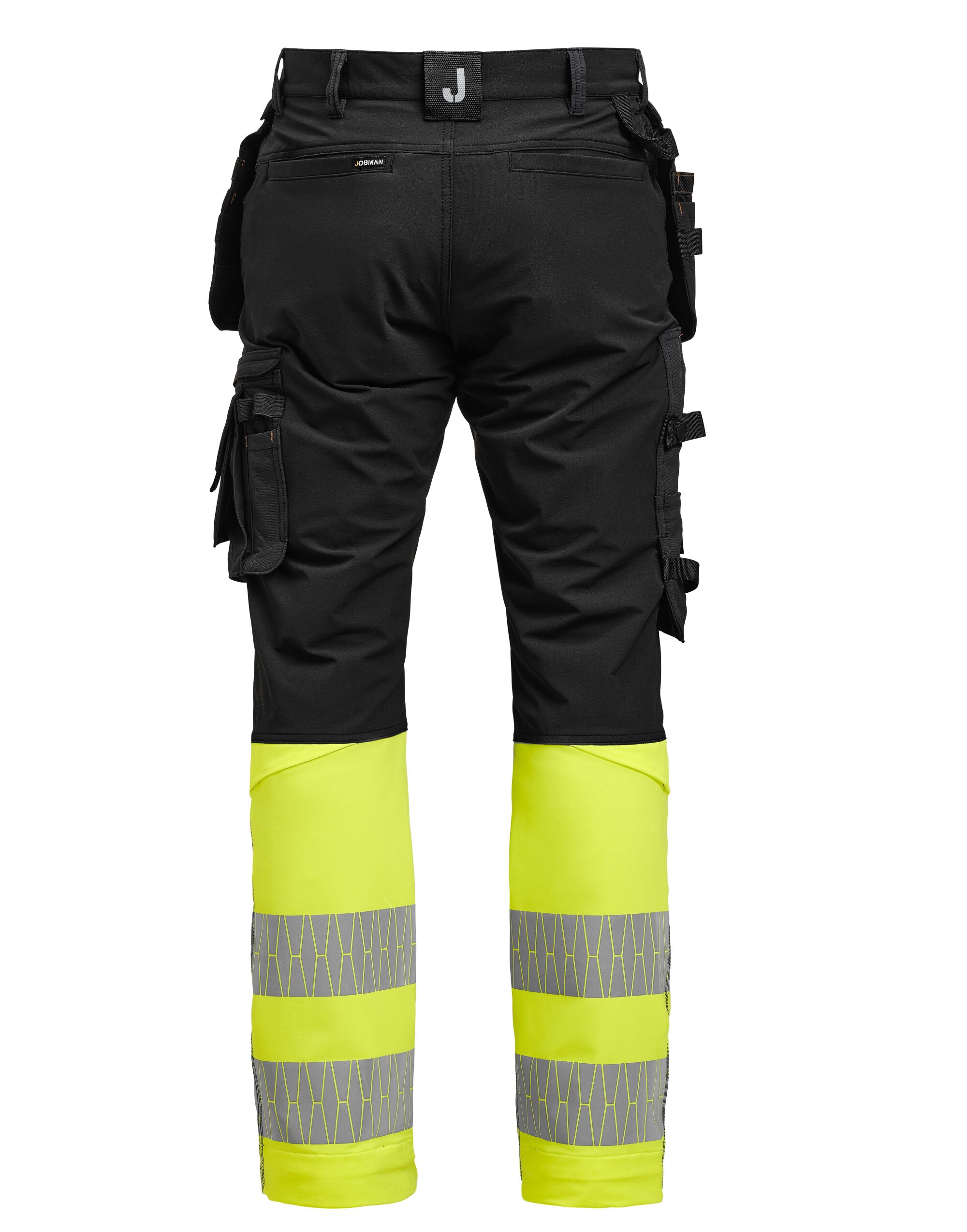 Jobman Craftsman Trousers Stretch Hi-Vis JM2392 - - Customisable Hi-Vis Trousers