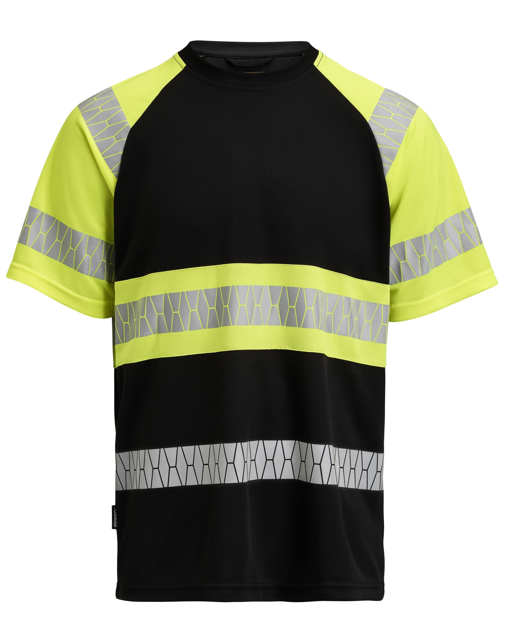 Jobman Hi-Vis T-Shirt JM5226 - Black Yellow - Customisable Hi-Vis T-Shirts