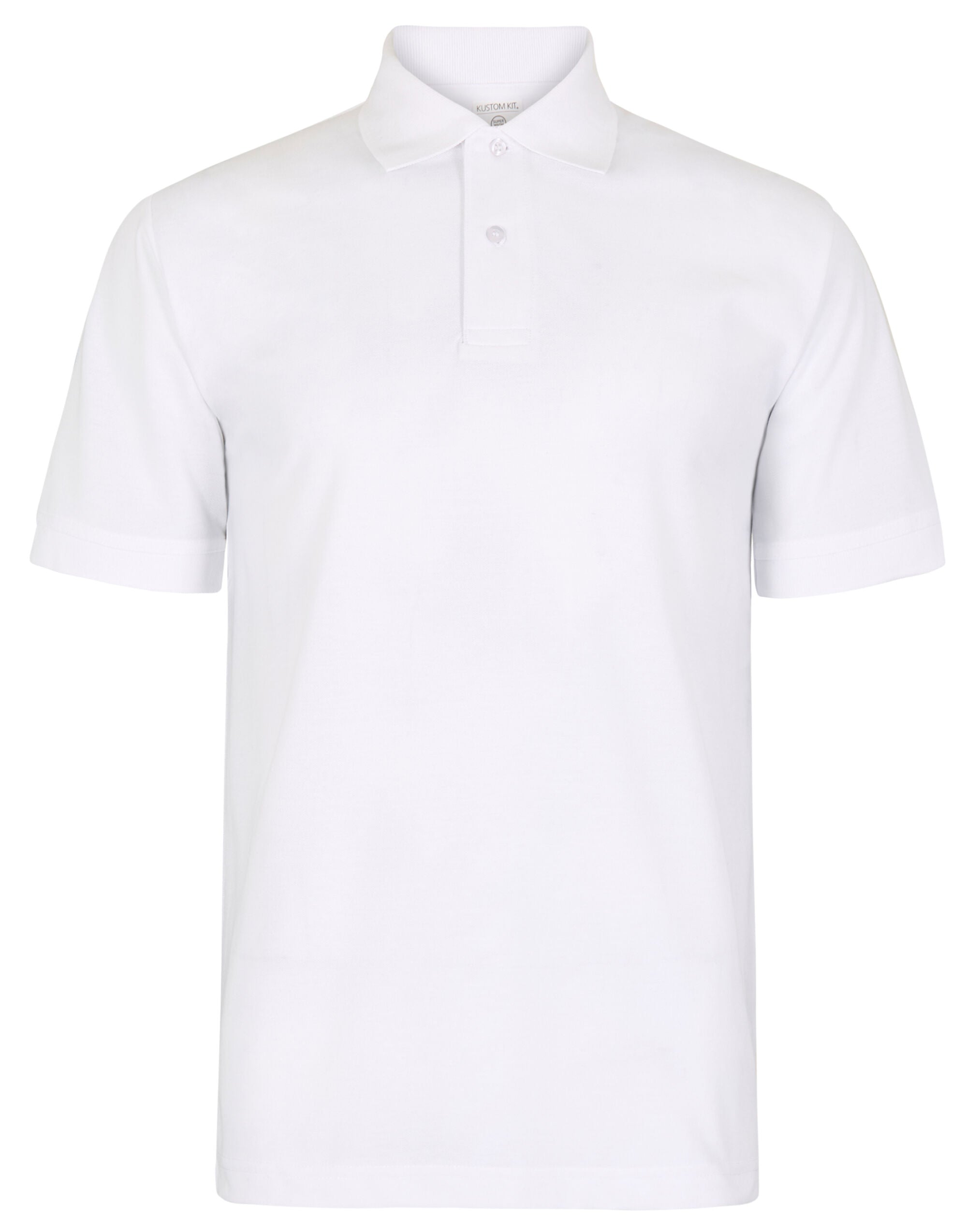 Kustom Kit Recycled Superwash® 60 Polo KK423 - White - Customisable Polos