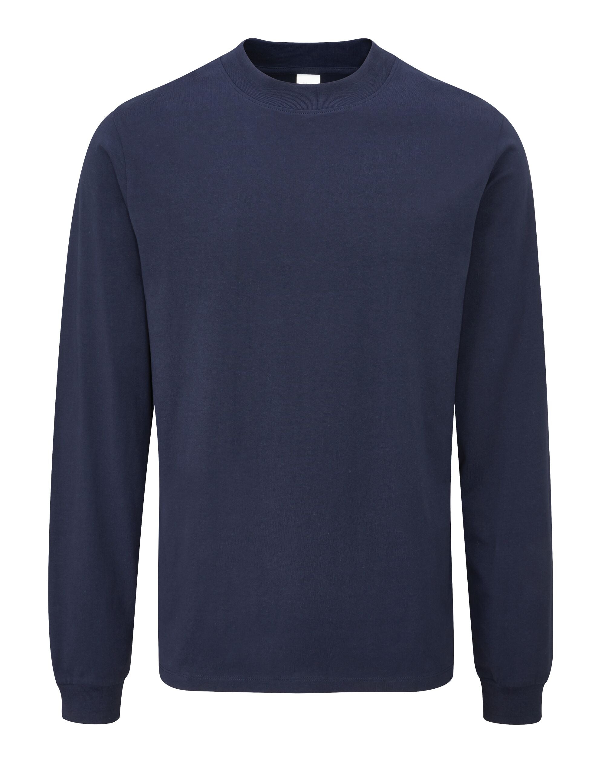 Mantis Unisex EShort Sleeveential Organic LS T M06 - Navy - Customisable T-Shirts